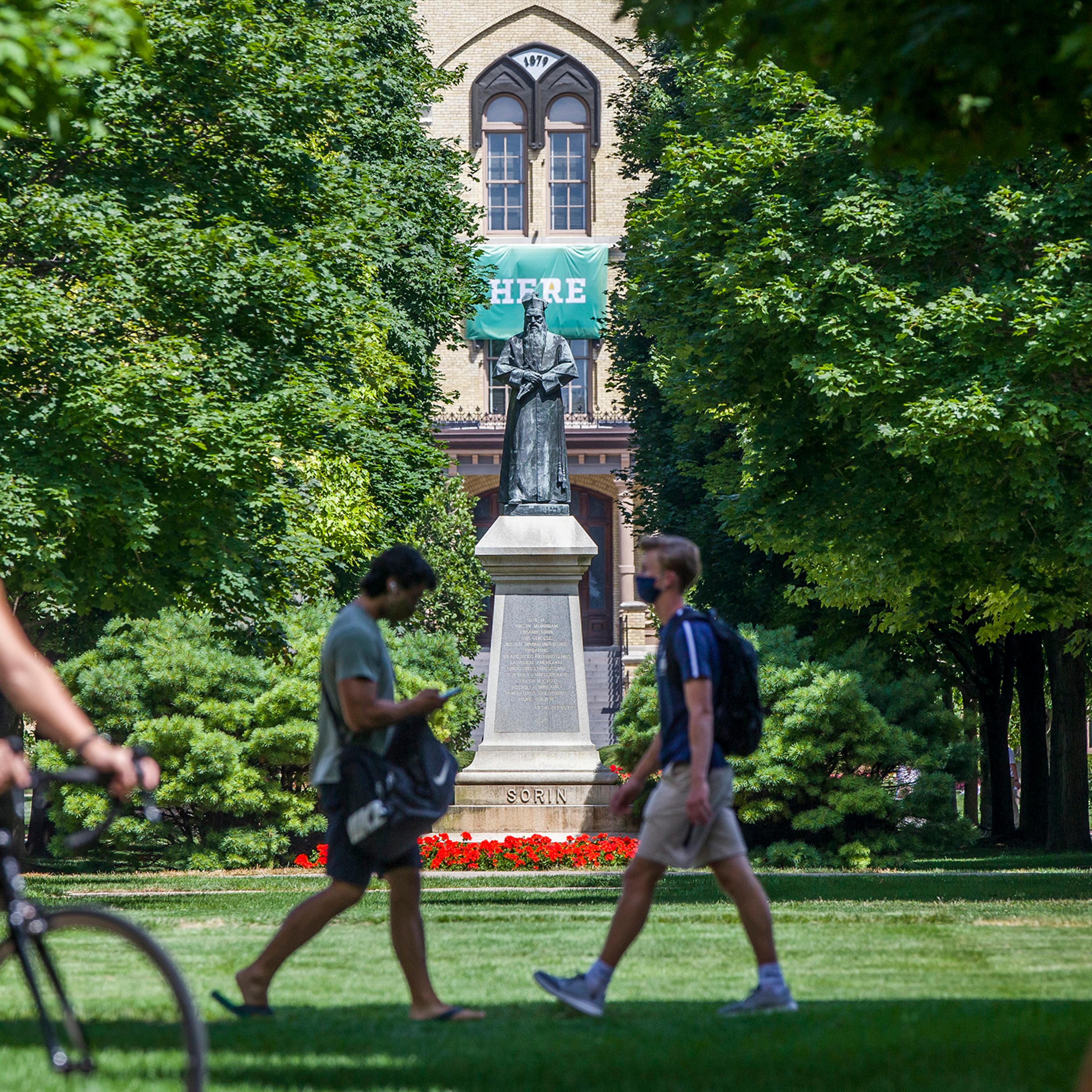 Virus Outbreak Notre Dame