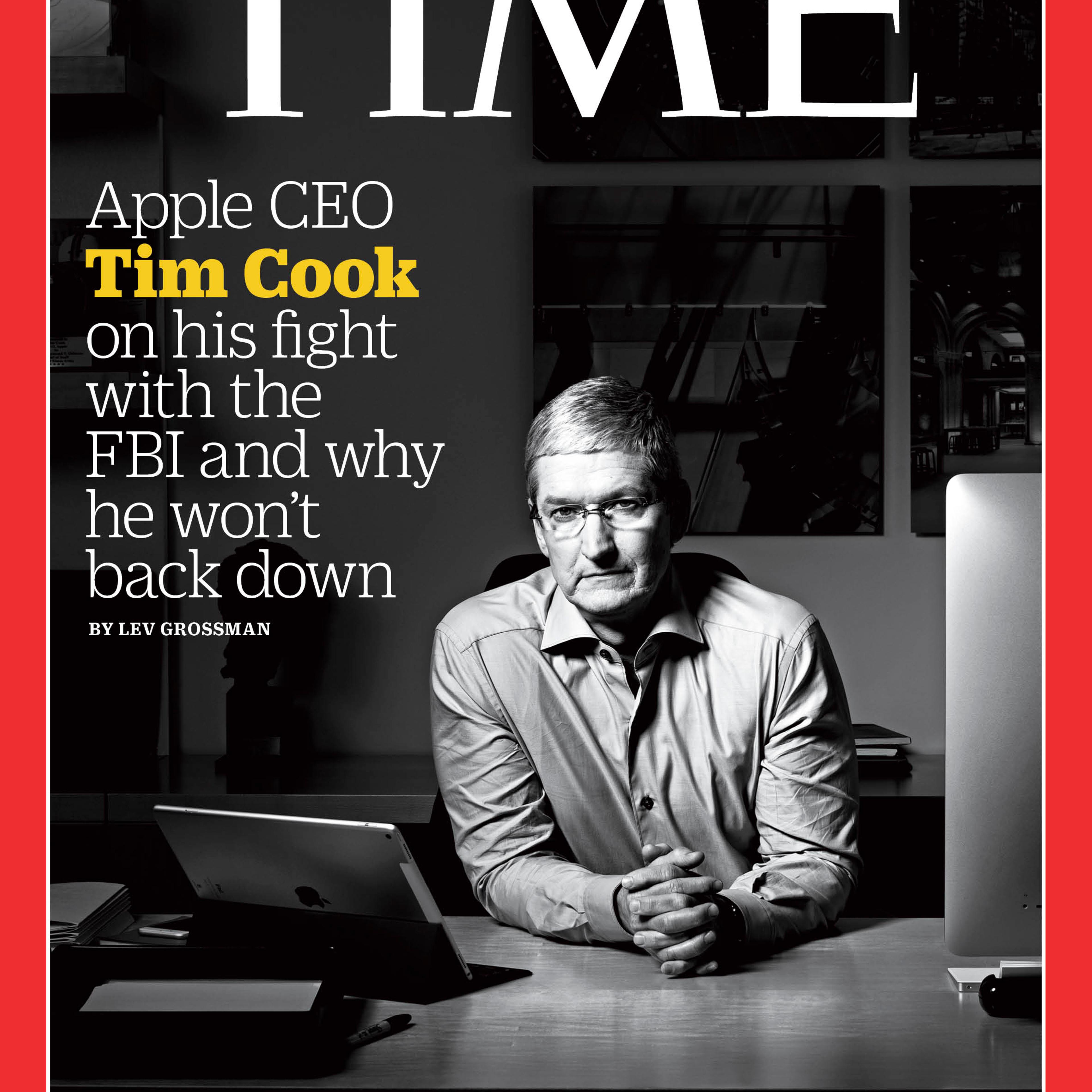 Apple Tim Cook Time Magazine Cover