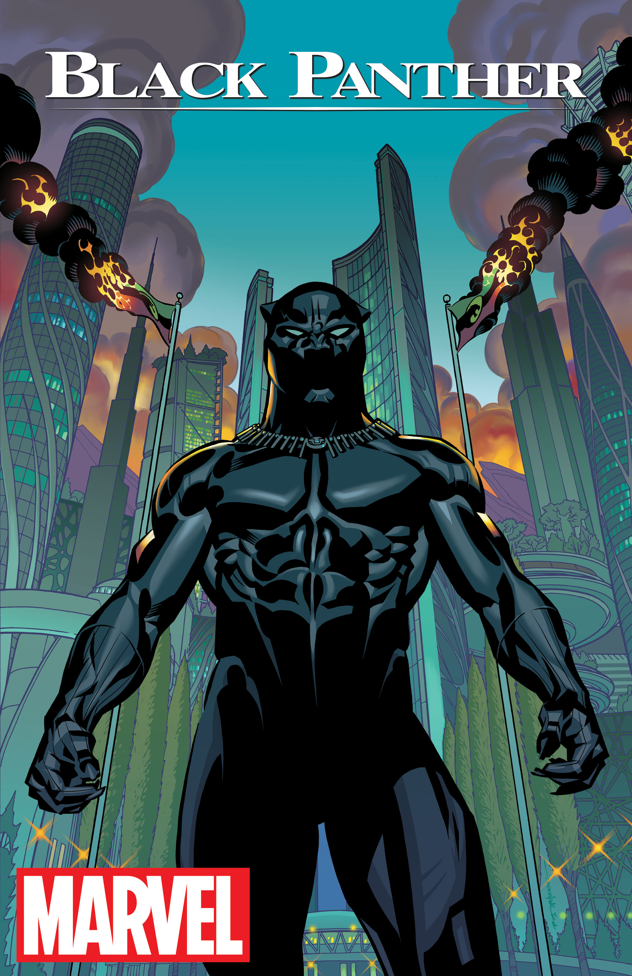 Black Panther No. 1 Cover drawn by Brian Stelfreeze