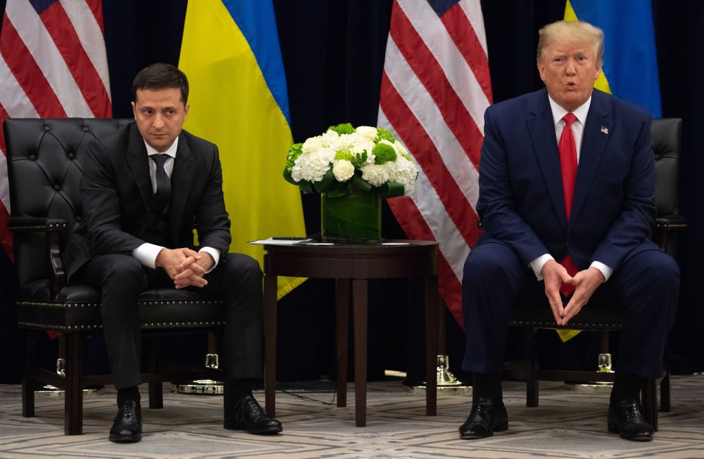 President Donald Trump and President Volodymyr Zelensky
