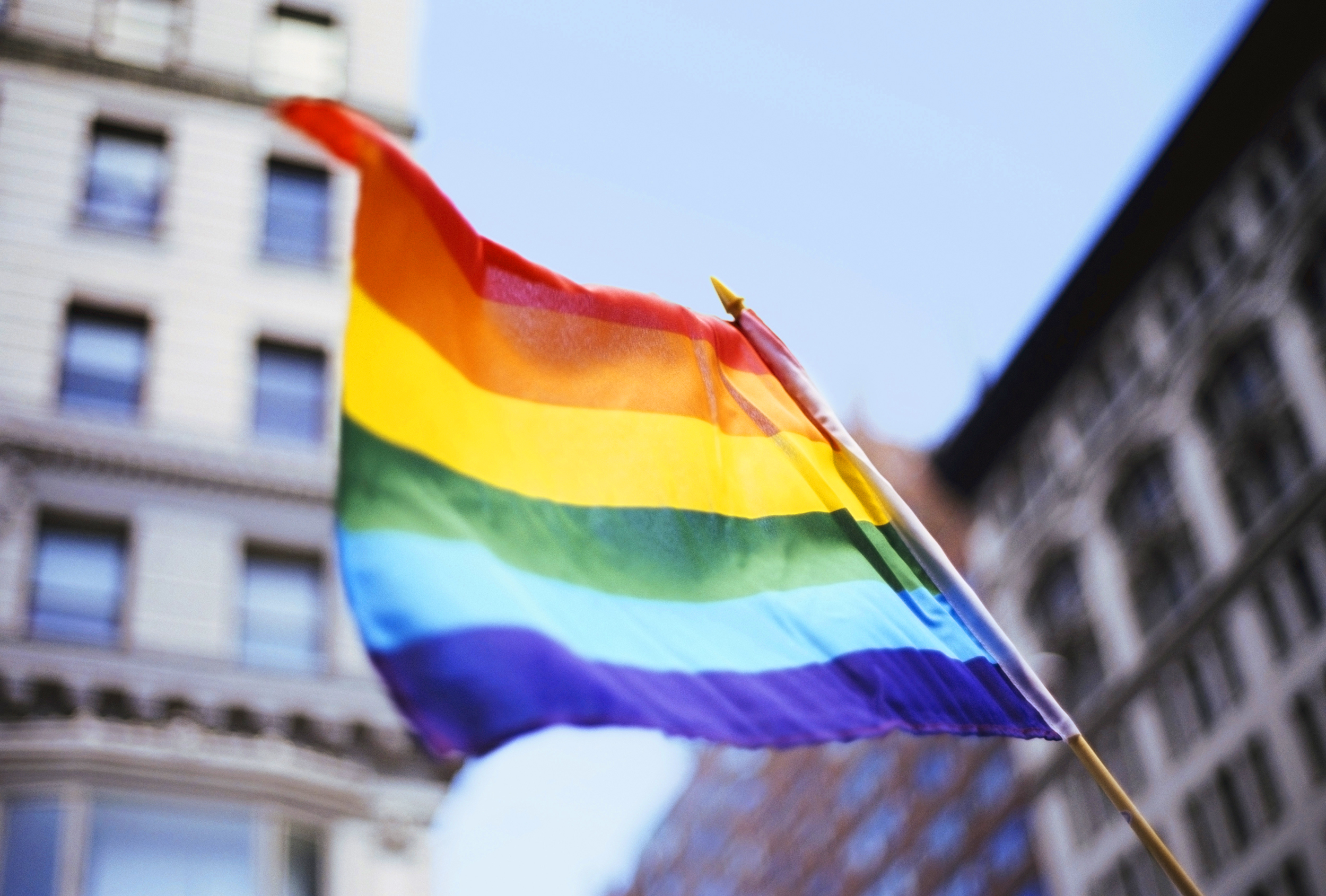 Gay pride flag