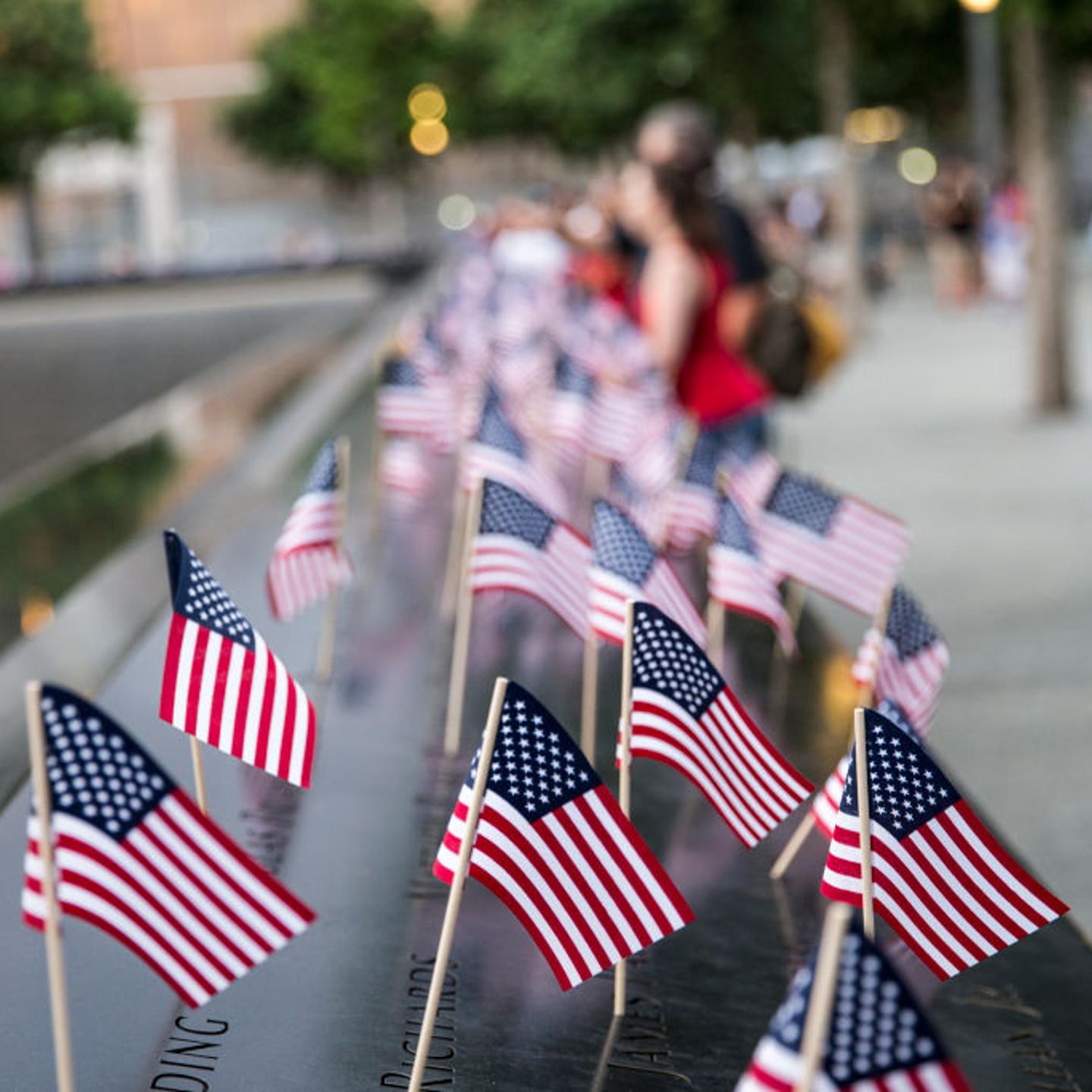 World Trade Memorial Displays 2,983 Flags On Victims Names For July 4th Holiday