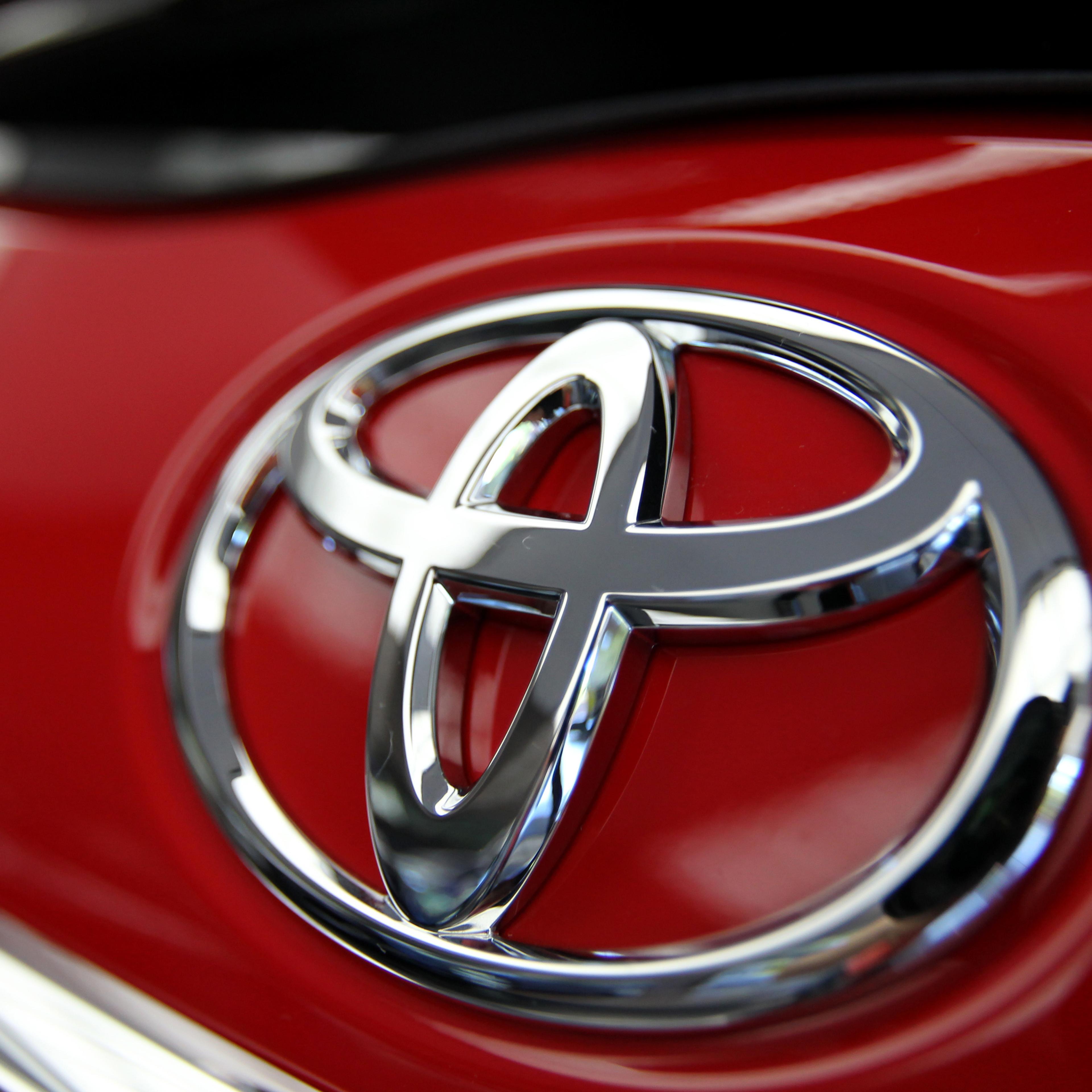 Toyota Managing Officer Takuo Sasaki Earnings News Conference And Company's Vehicles Displayed At Tokyo Headquarters