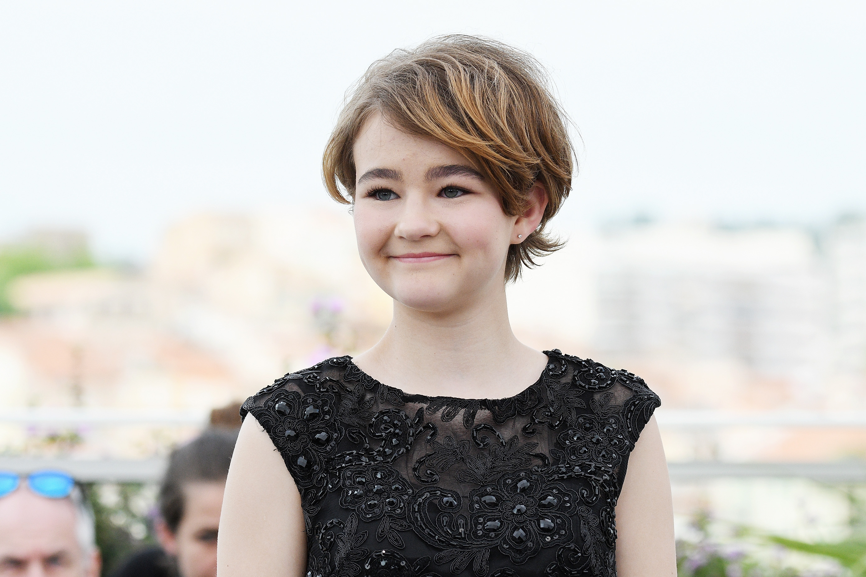 Millicent Simmonds attends Wonderstruck Photocall during the 70th annual Cannes Film Festival at Palais des Festivals on May 18, 2017 in Cannes, France.