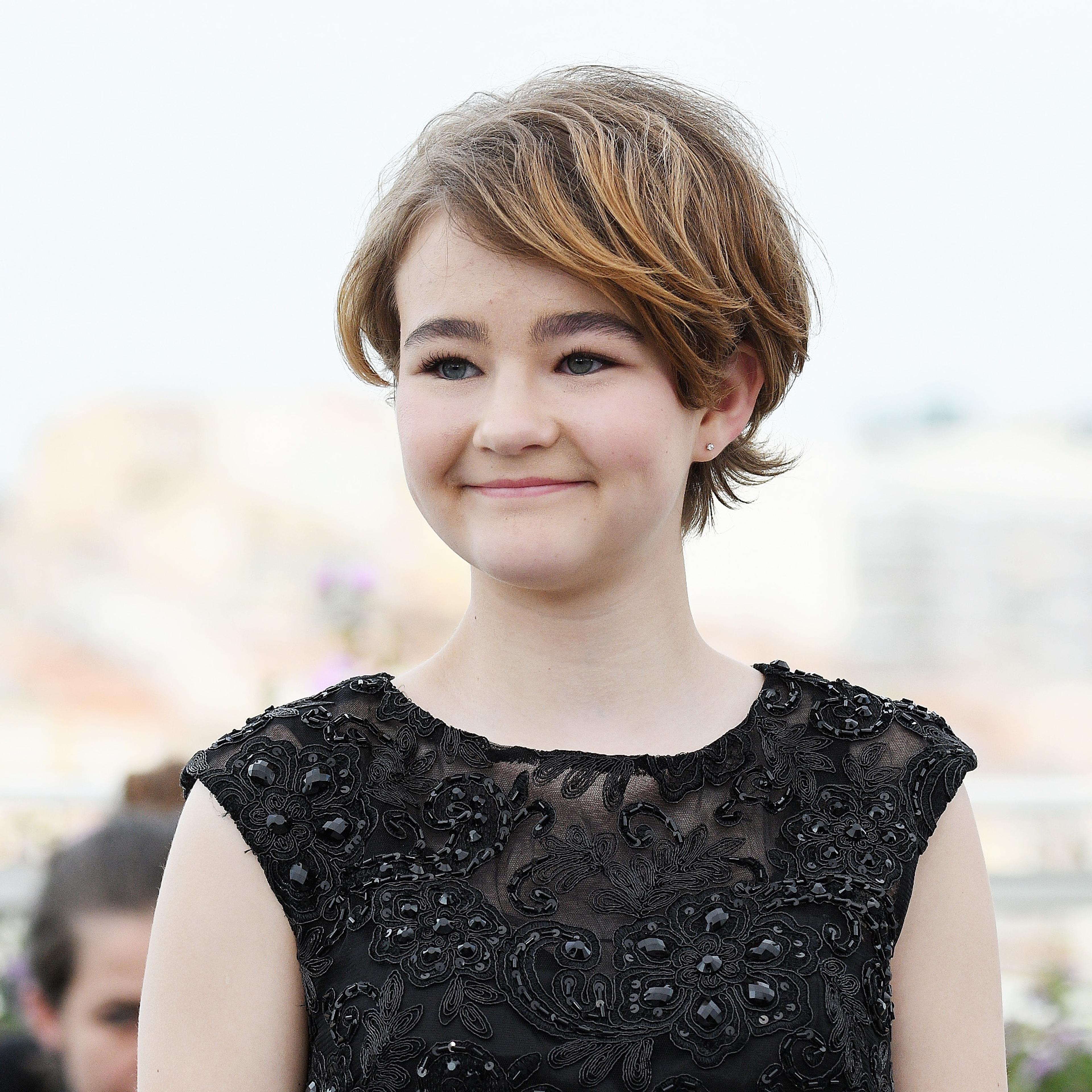 Millicent Simmonds attends Wonderstruck Photocall during the 70th annual Cannes Film Festival at Palais des Festivals on May 18, 2017 in Cannes, France.