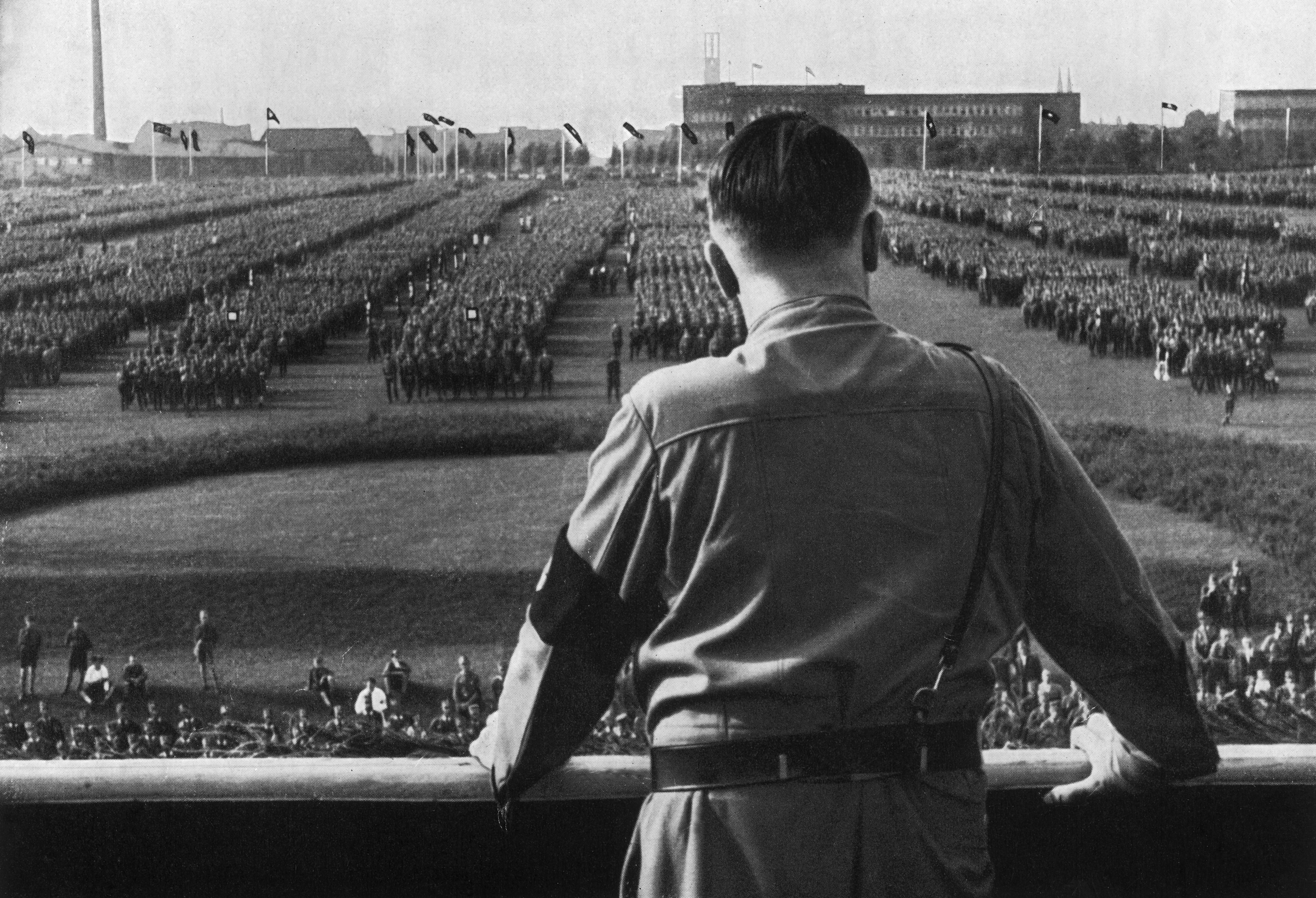 Hitler Reviews Troops