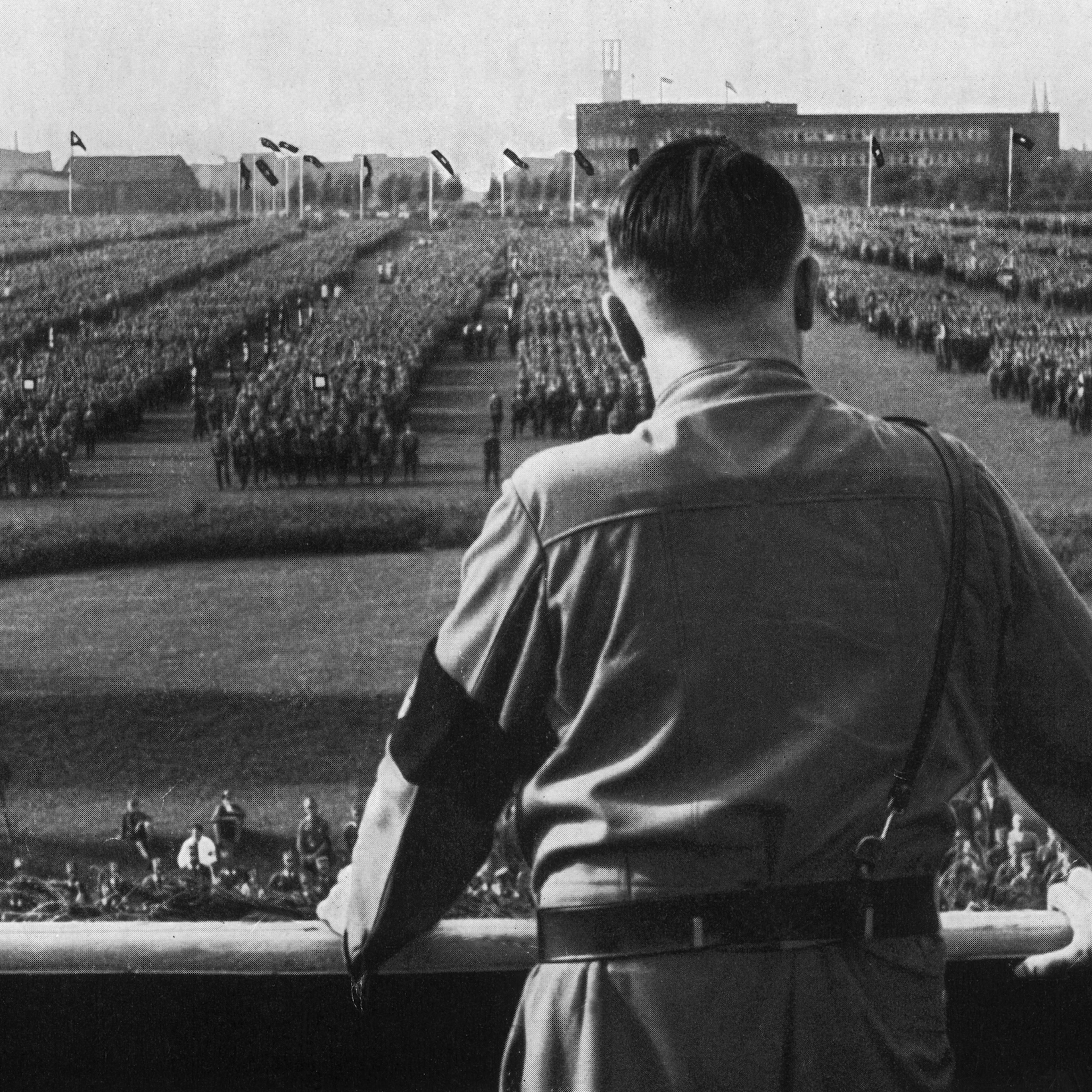 Hitler Reviews Troops