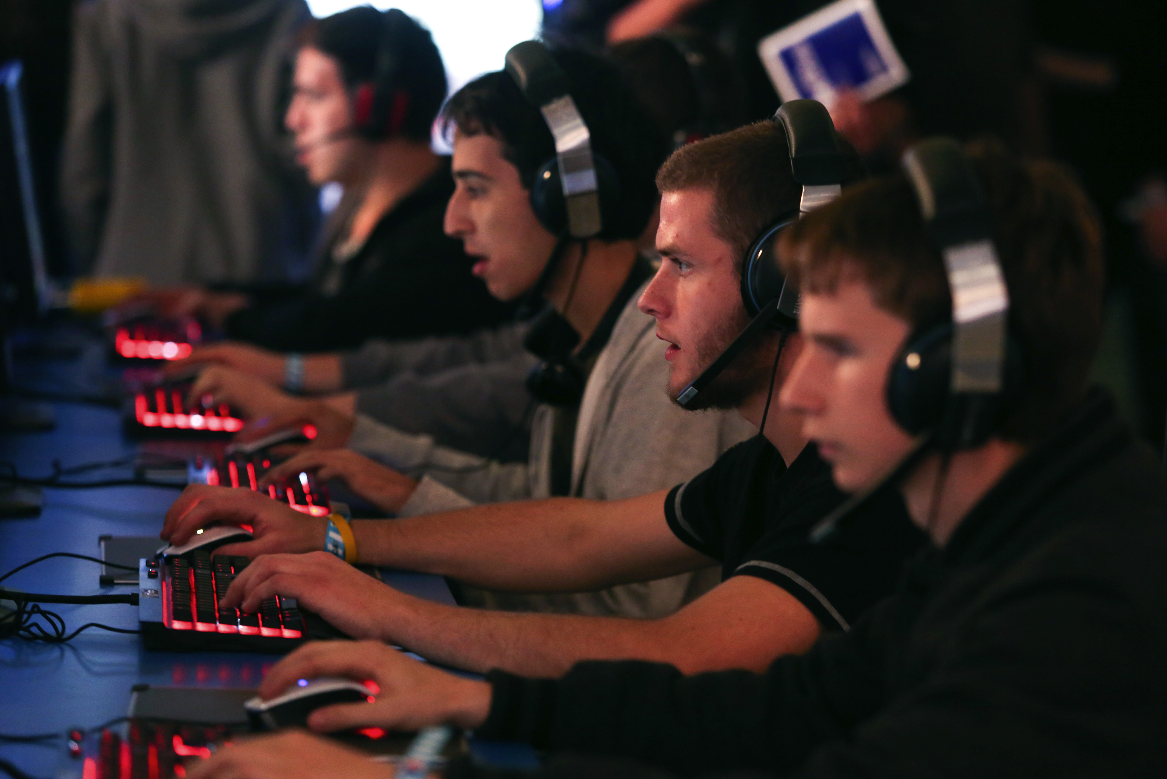 Visitors Attend The EXG Gaming Conference