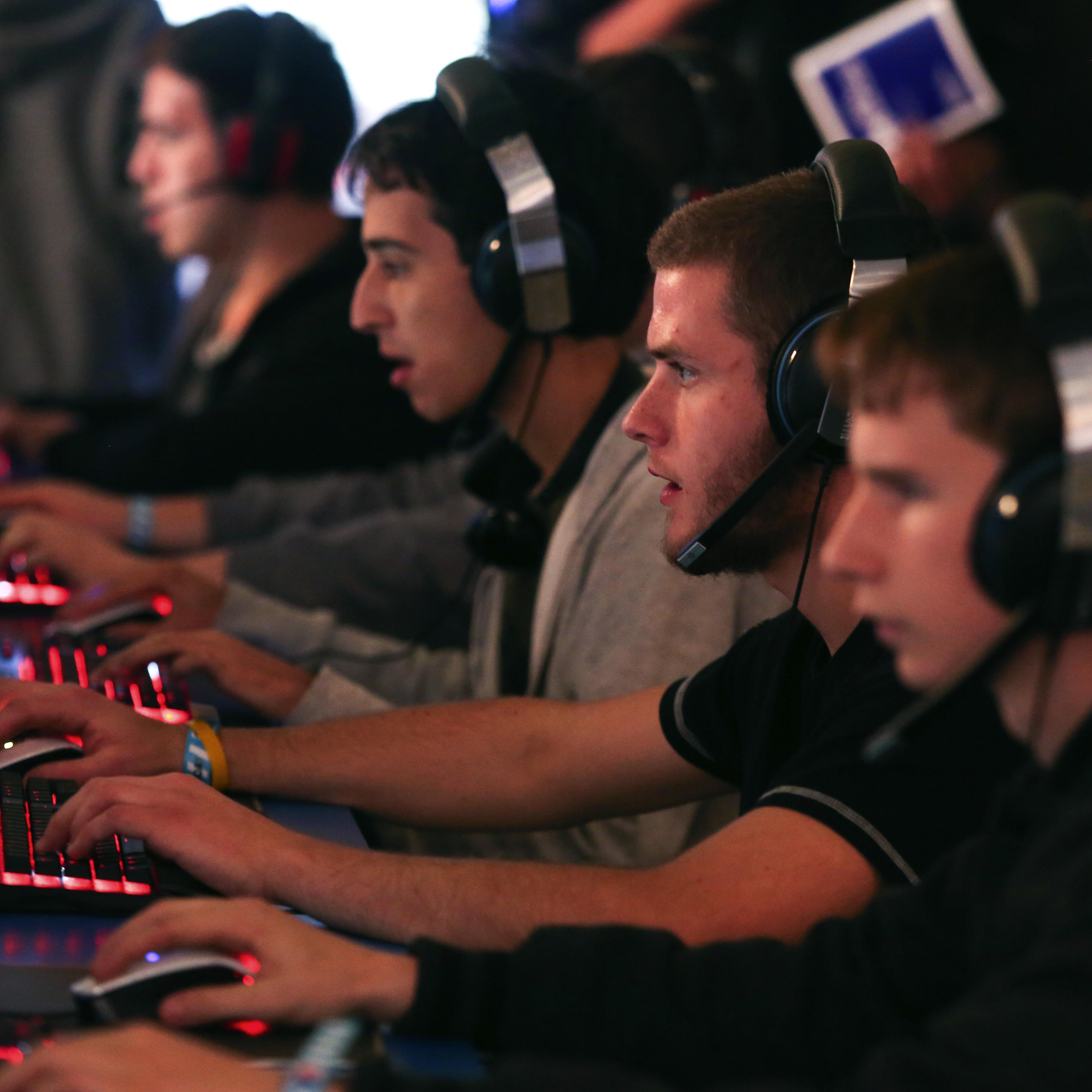 Visitors Attend The EXG Gaming Conference