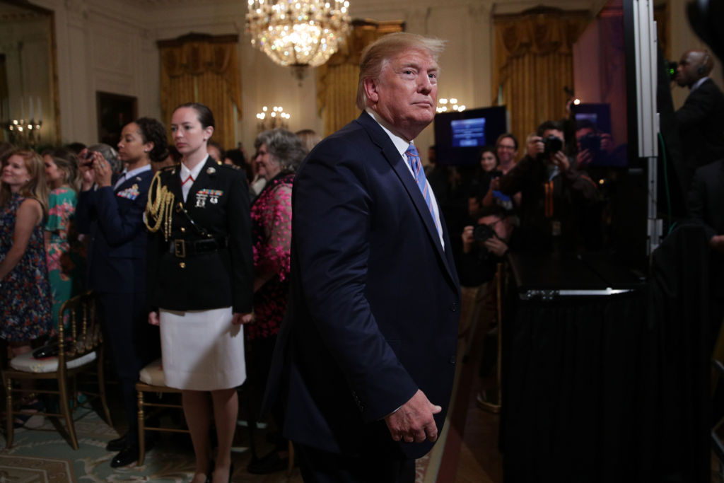 President And Mrs. Trump Host Celebration Of Military Mothers At White House