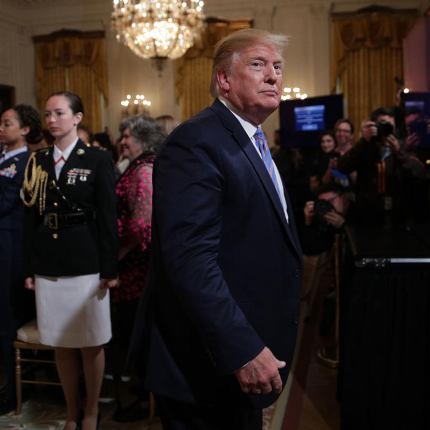 President And Mrs. Trump Host Celebration Of Military Mothers At White House