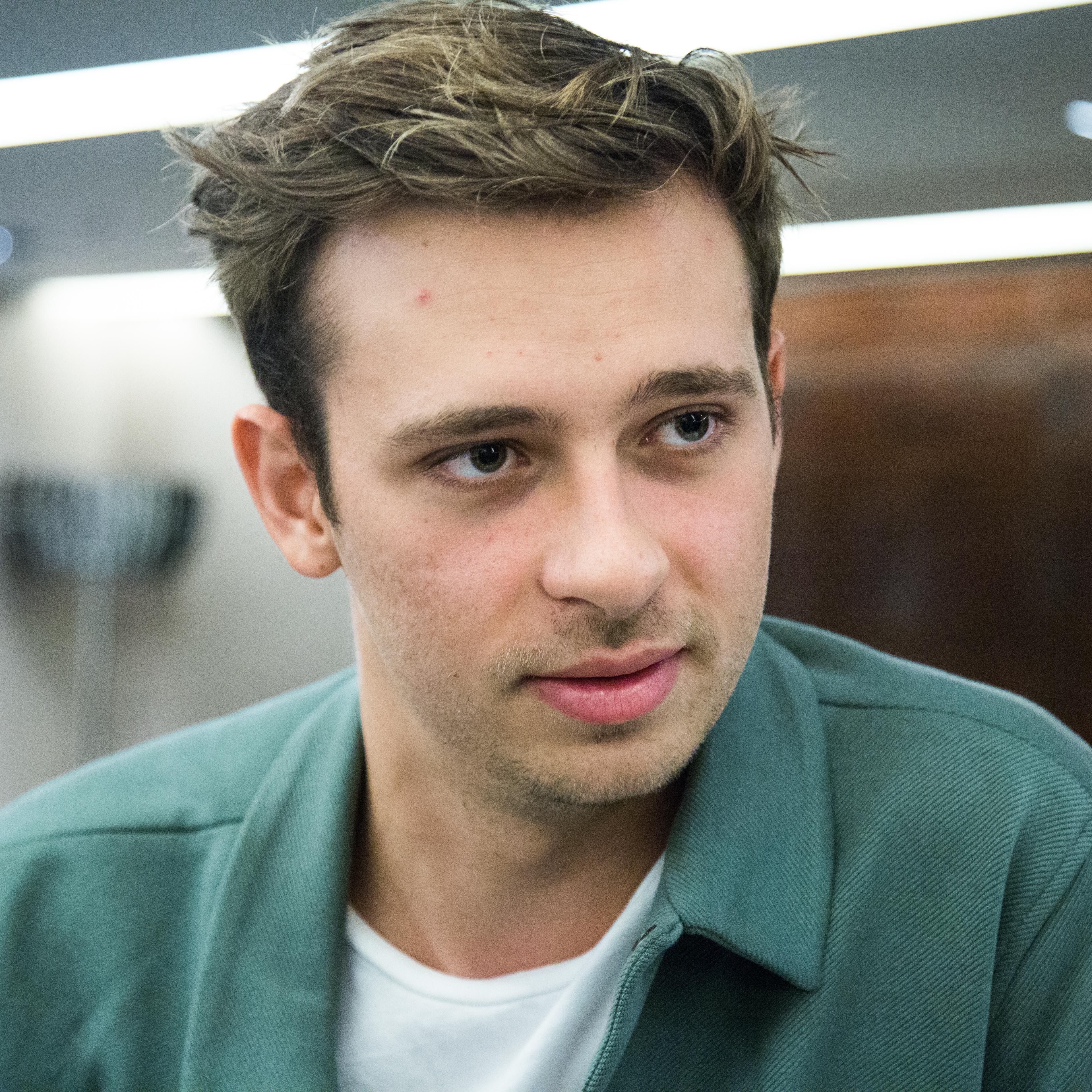Flume sits down with Time before his performance at the Creamfields festival in Hong Kong on December 16, 2017.Photo by Aria Hangyu Chen for Time.