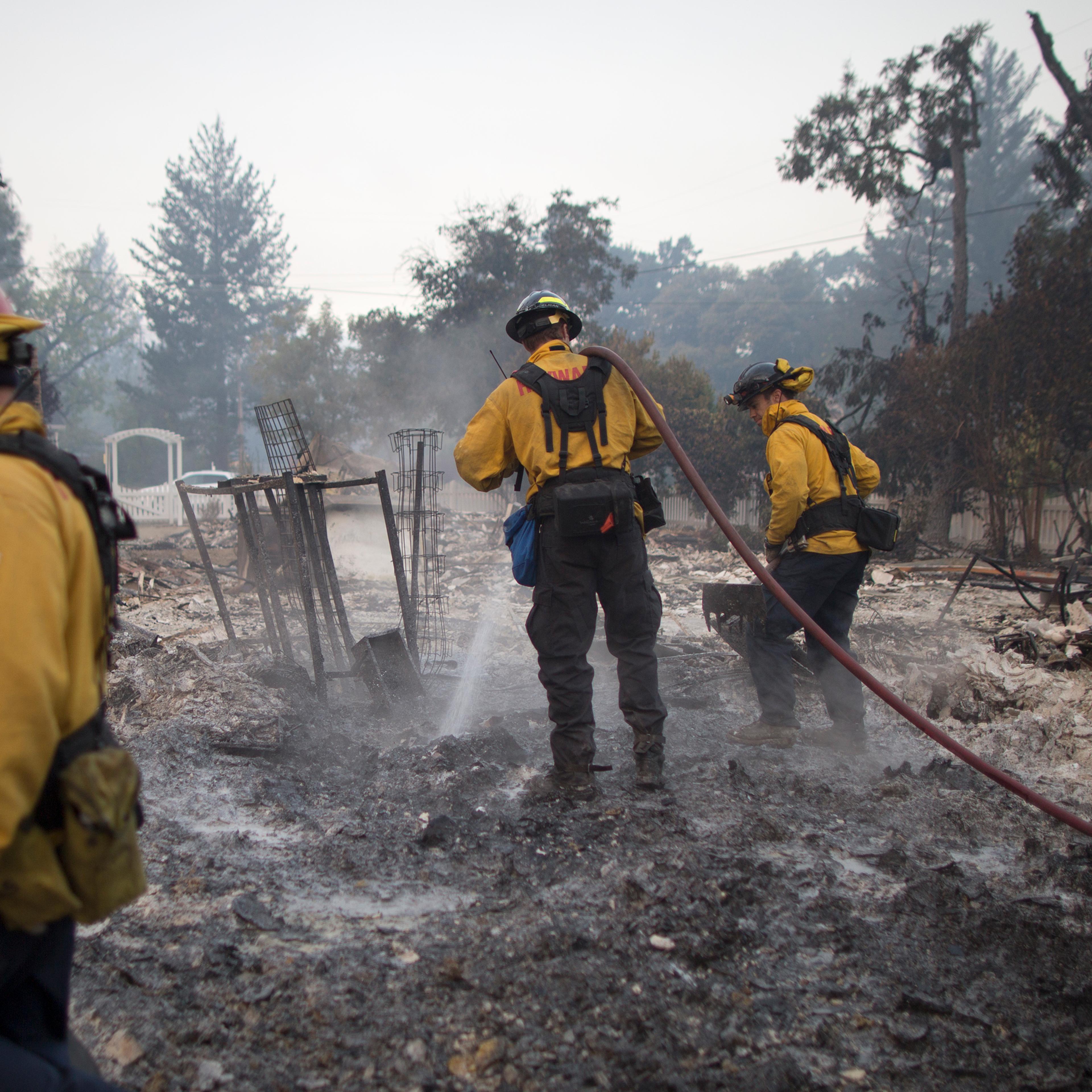 Fast-Moving Wildfire Brings Destruction To Lake County, CA
