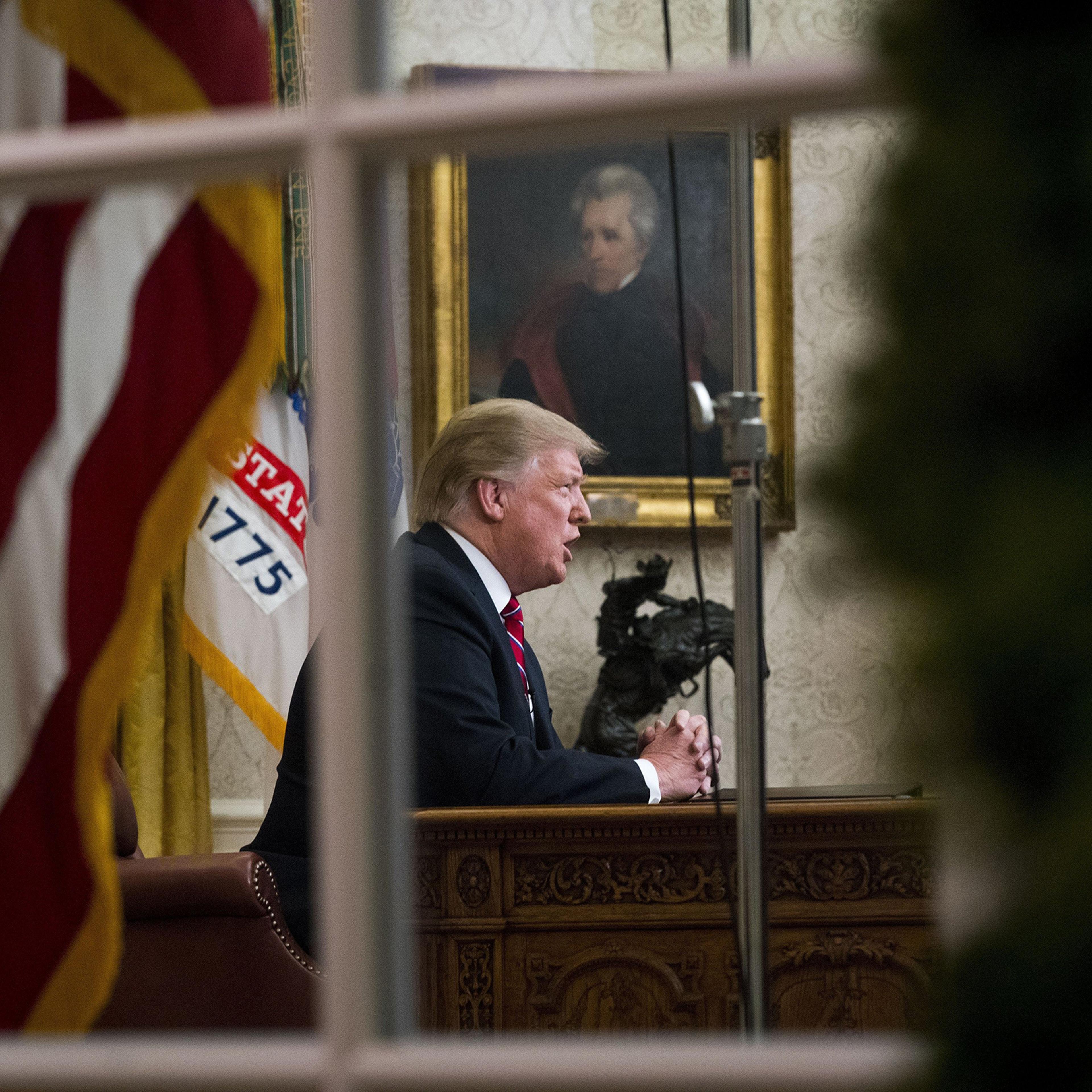 As the impasse drags on, the White House has tried to cast a shutdown Trump created as the Democrats' fault