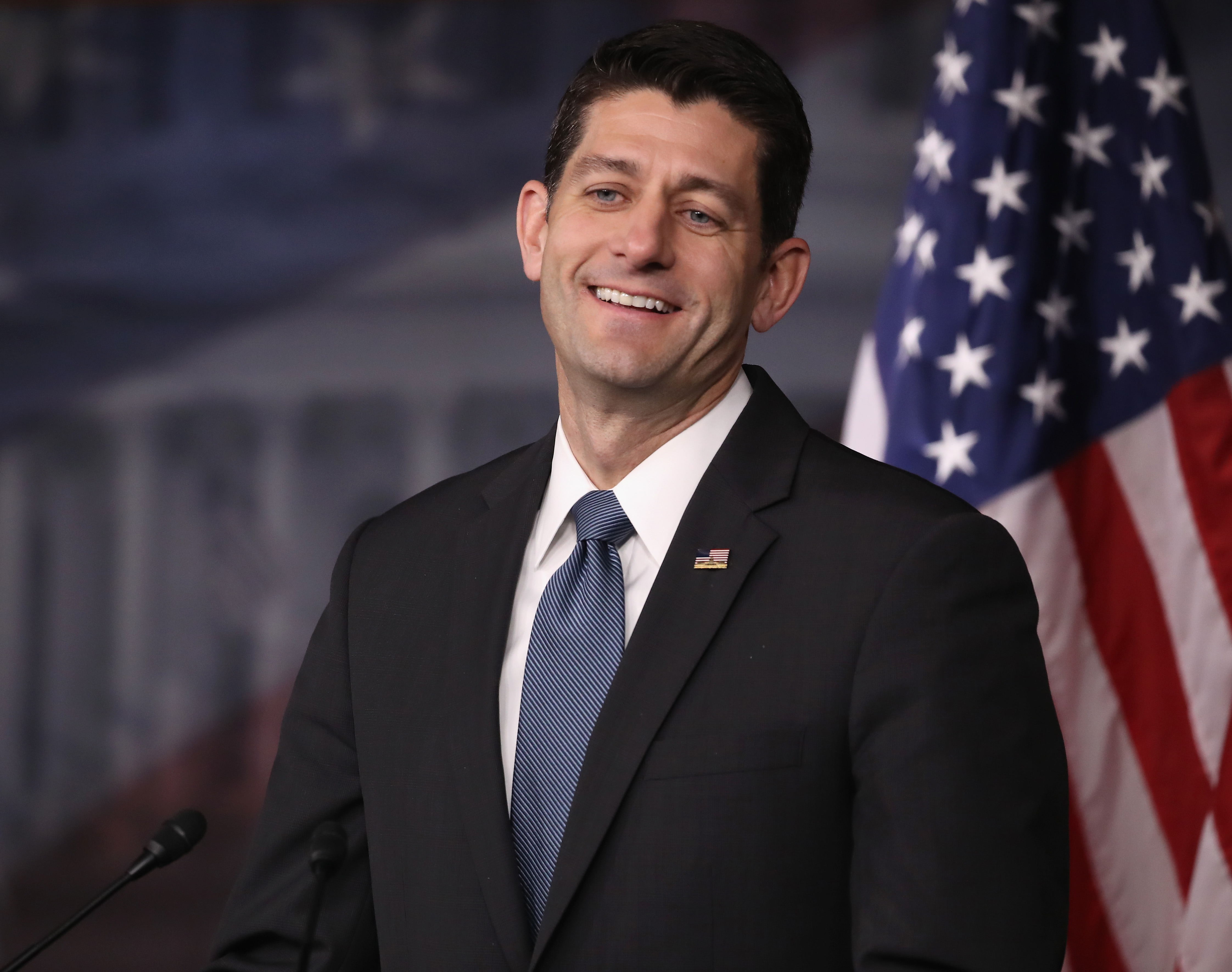 Speaker Paul Ryan Holds Press Briefing At The Capitol