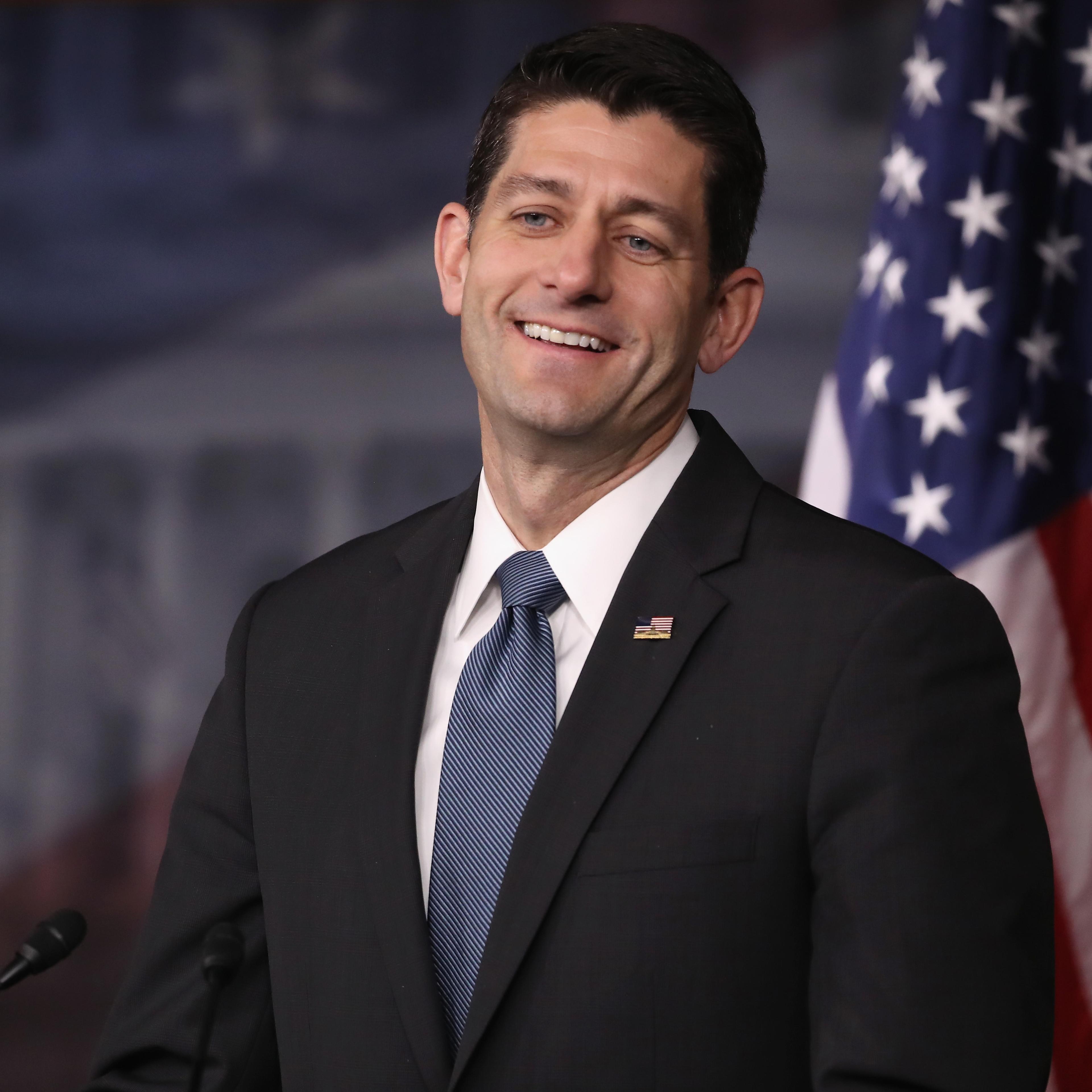 Speaker Paul Ryan Holds Press Briefing At The Capitol
