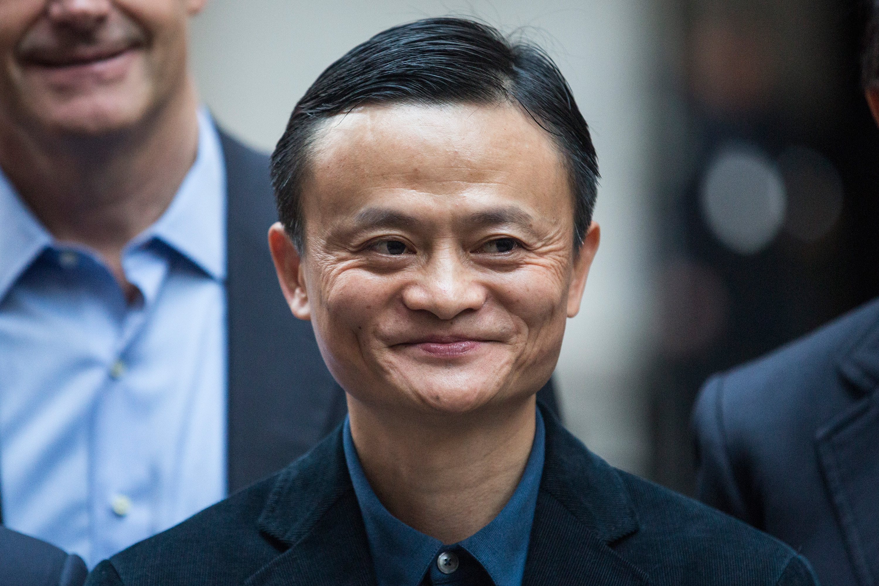 China-Based Internet Company Alibaba Debuts On New York Stock Exchange