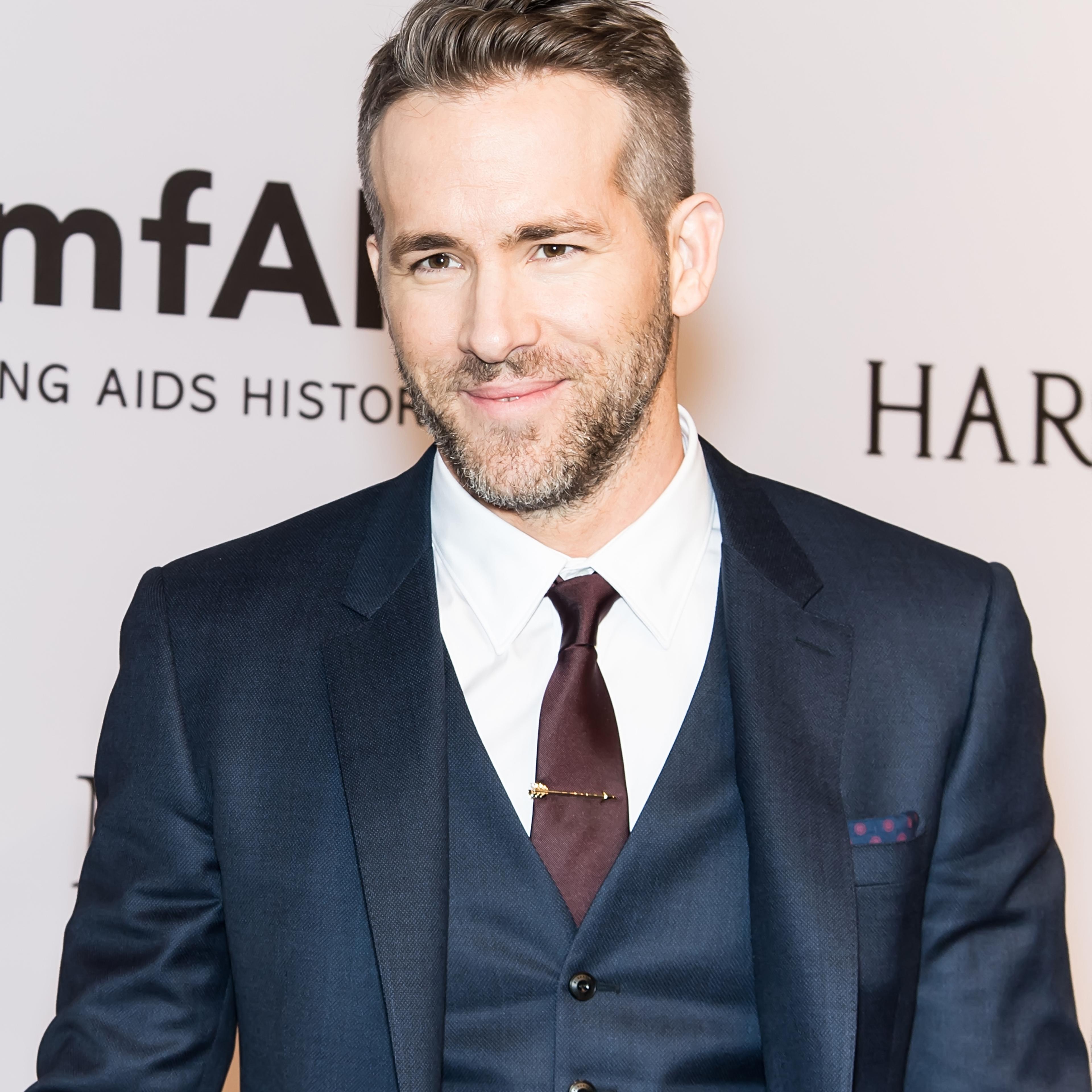 Actor Ryan Reynolds attends the 2016 amfAR New York Gala at Cipriani Wall Street on February 10, 2016 in New York City.