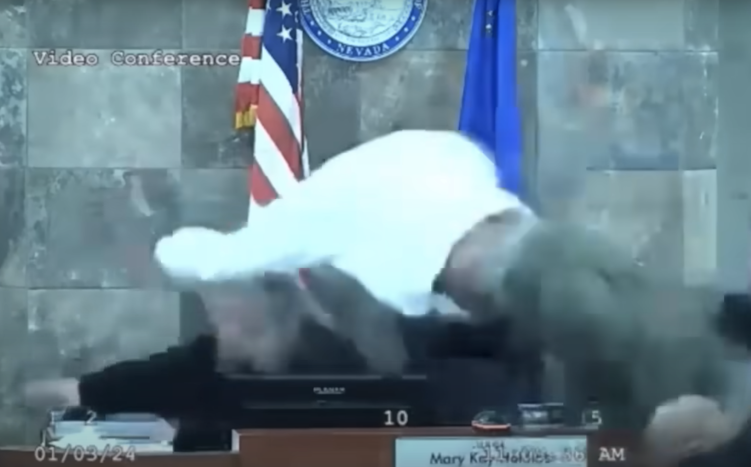 Clark County judge assault.