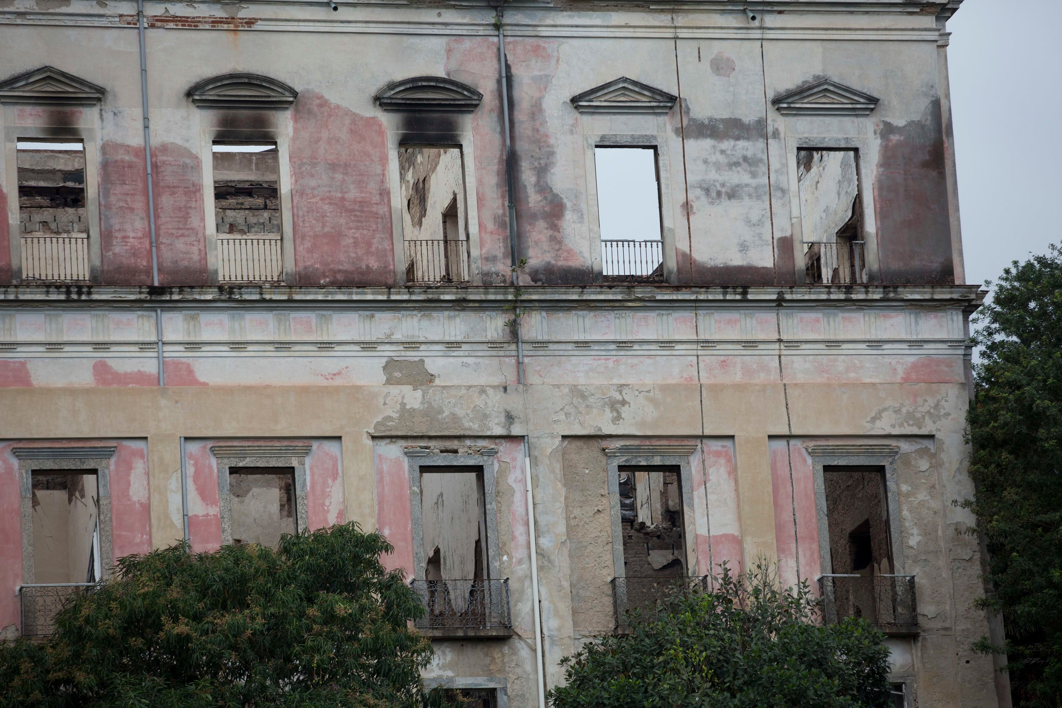 Rio Museum after the fire