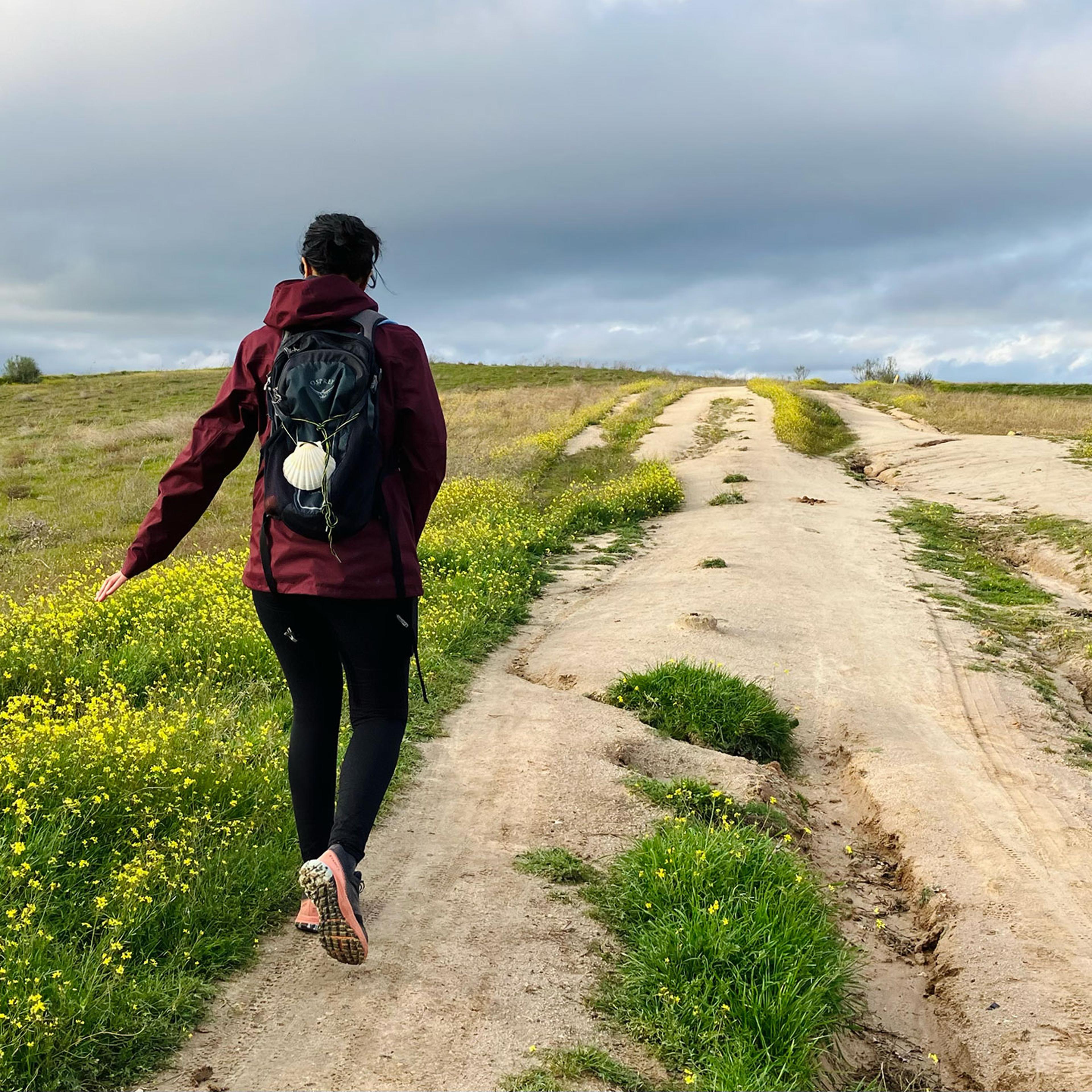 The author walks the Camino de Santiago in December 2023.