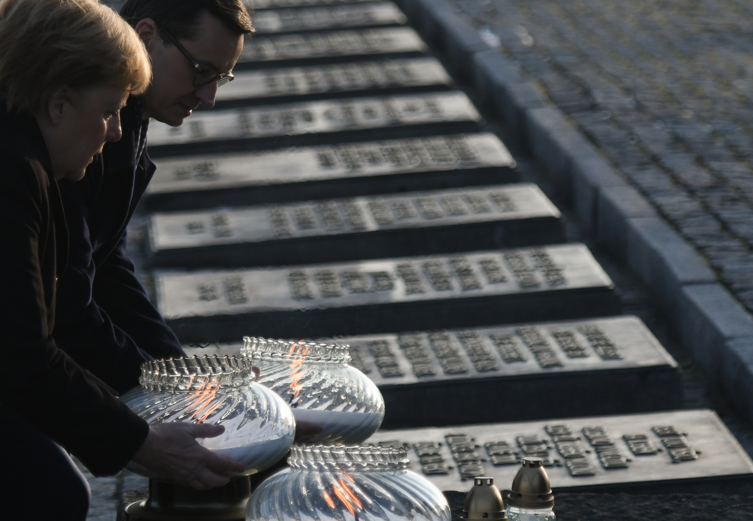 German Chancellor Merkel Visits Auschwitz Concentration Camp