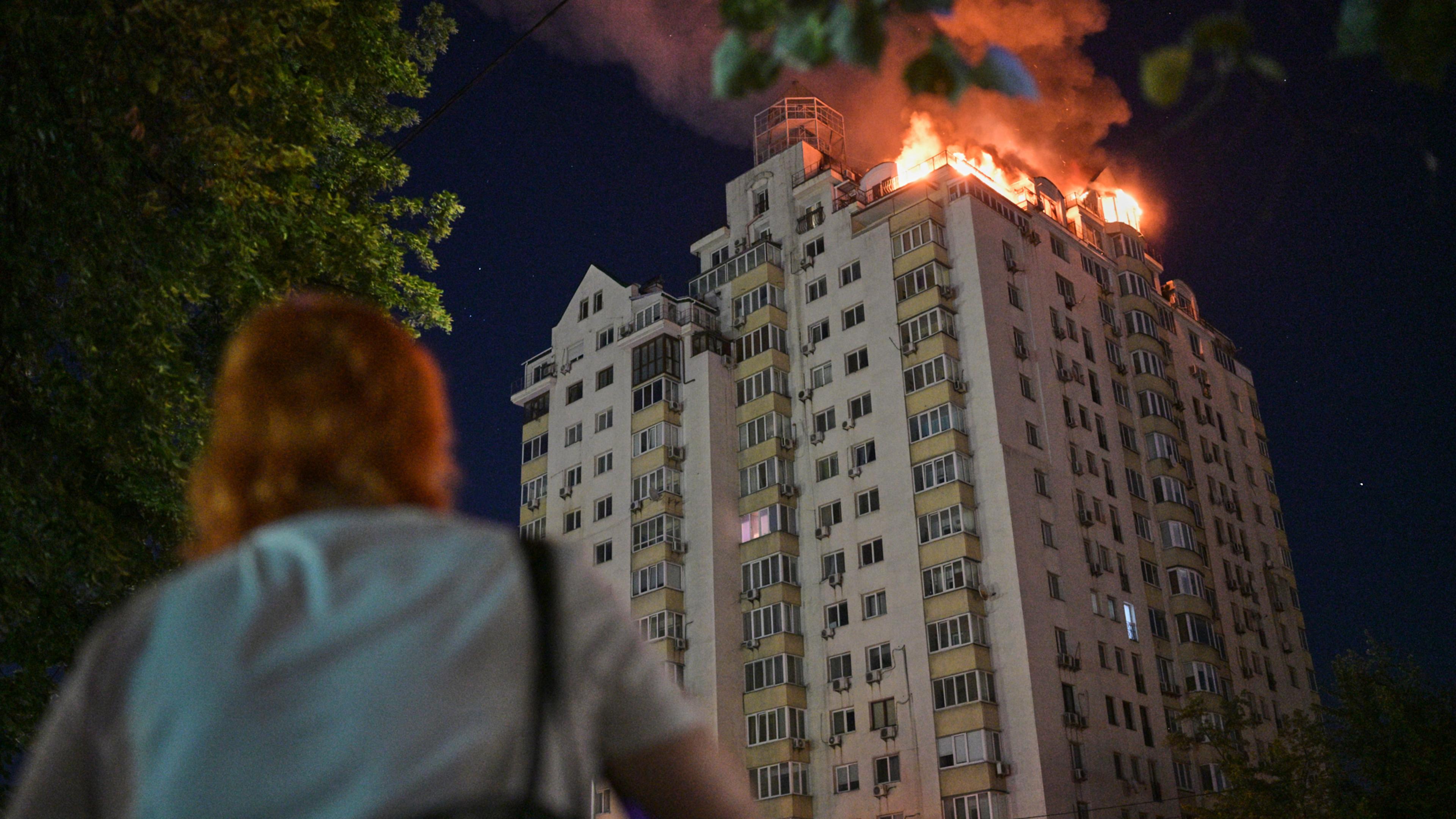 Russia Launches Drone and Missile Attack on Kyiv in Deadly 'Night of Horror'