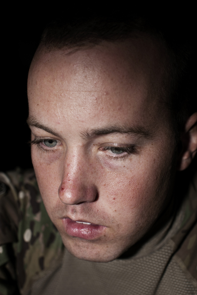 U.S. Army Lieutenant Andrew Addis, Platoon Leader of 1st Platoon.