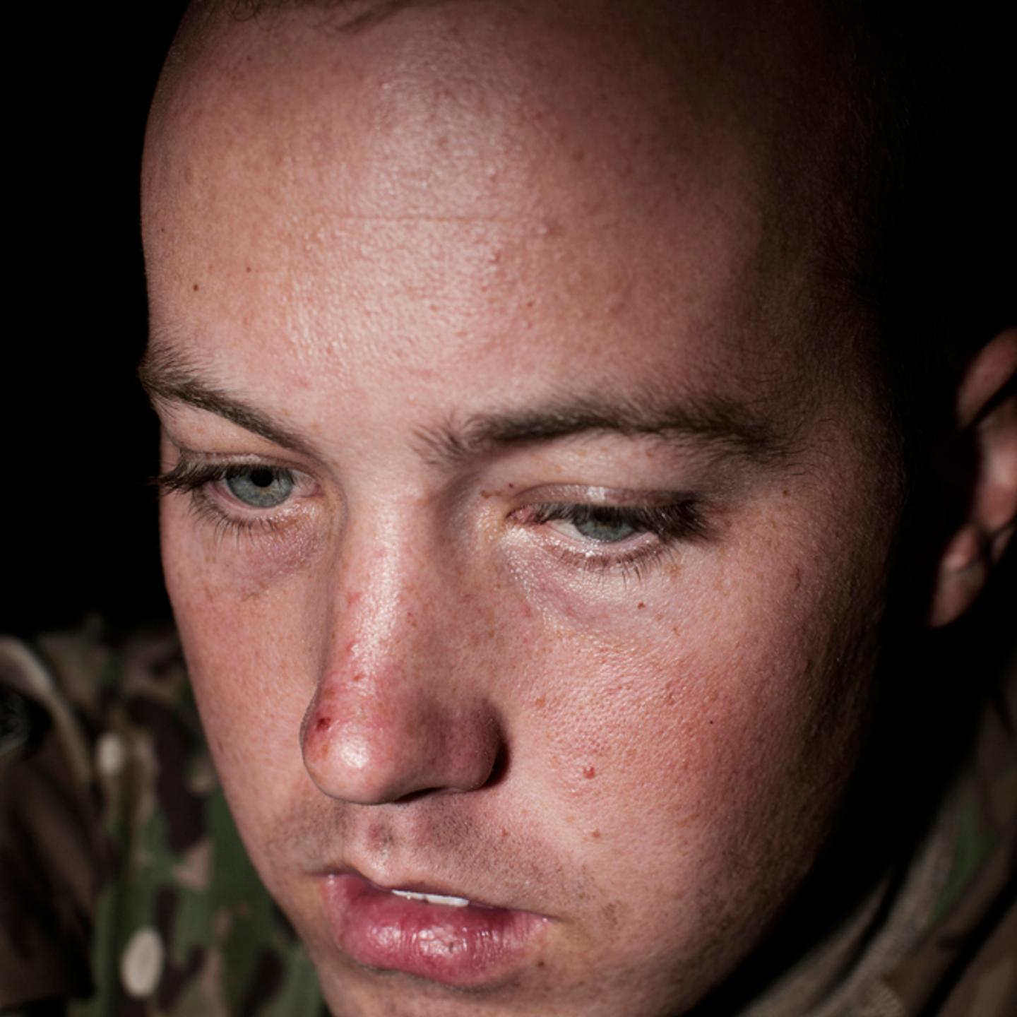 U.S. Army Lieutenant Andrew Addis, Platoon Leader of 1st Platoon.