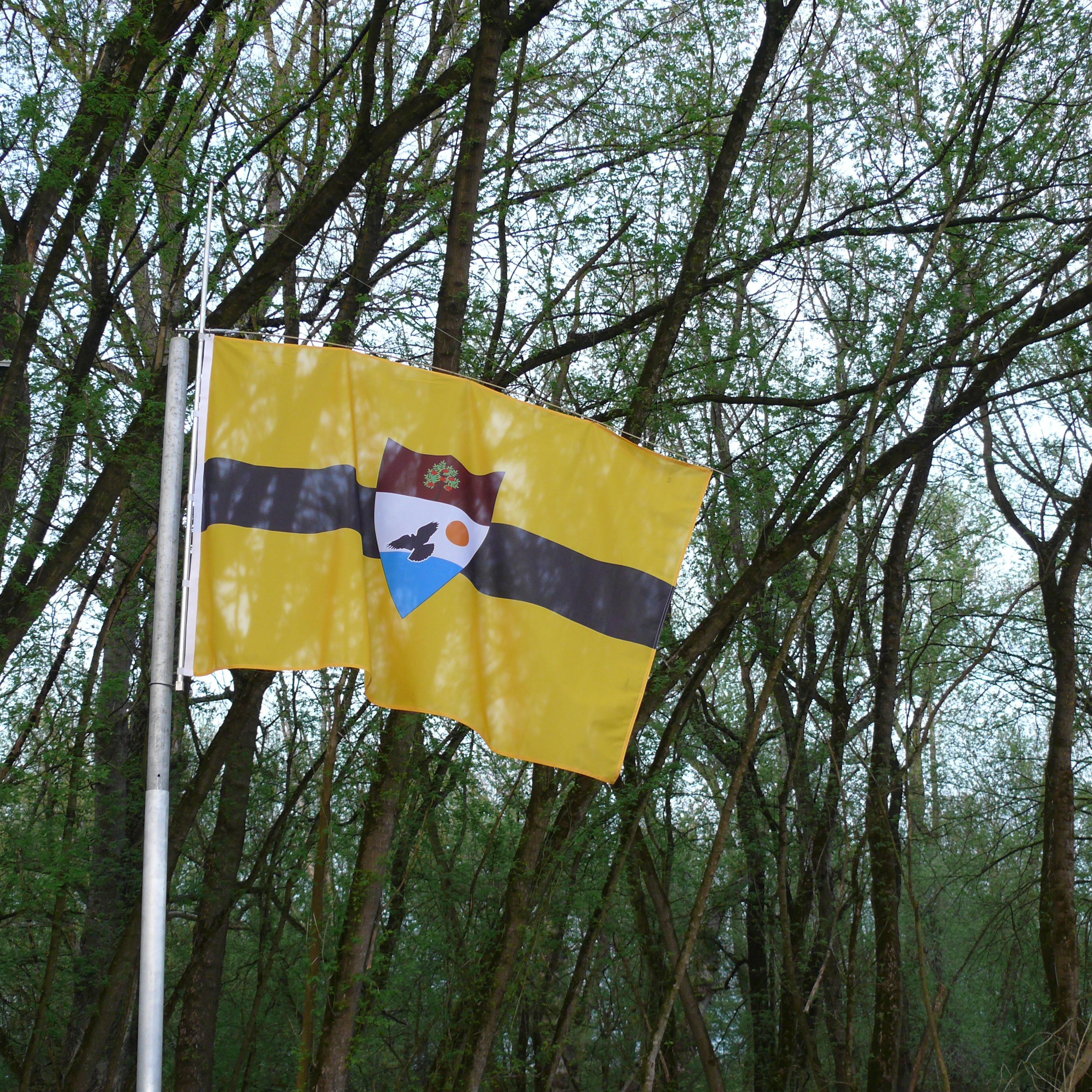 The flag of Liberland.