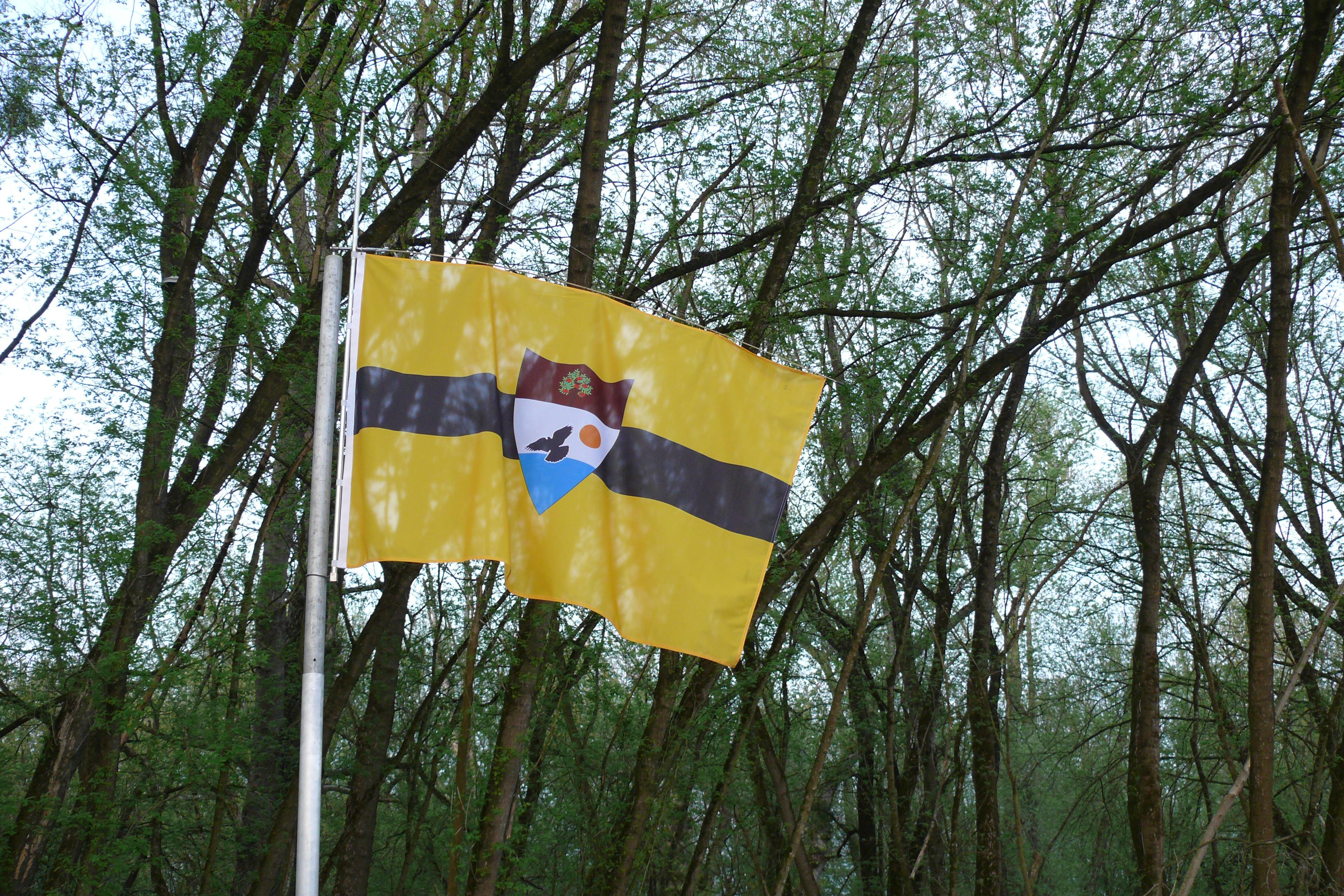 The flag of Liberland.