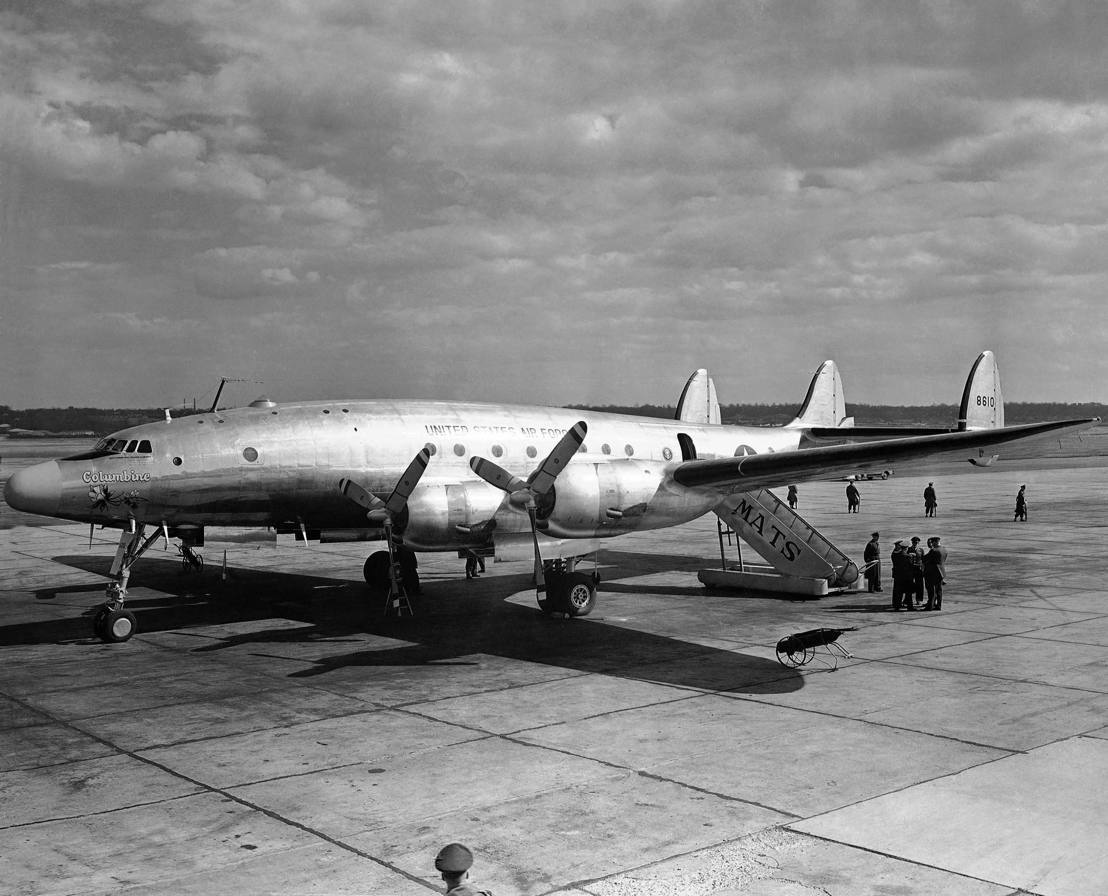 President Dwight Eisenhower’s private plane