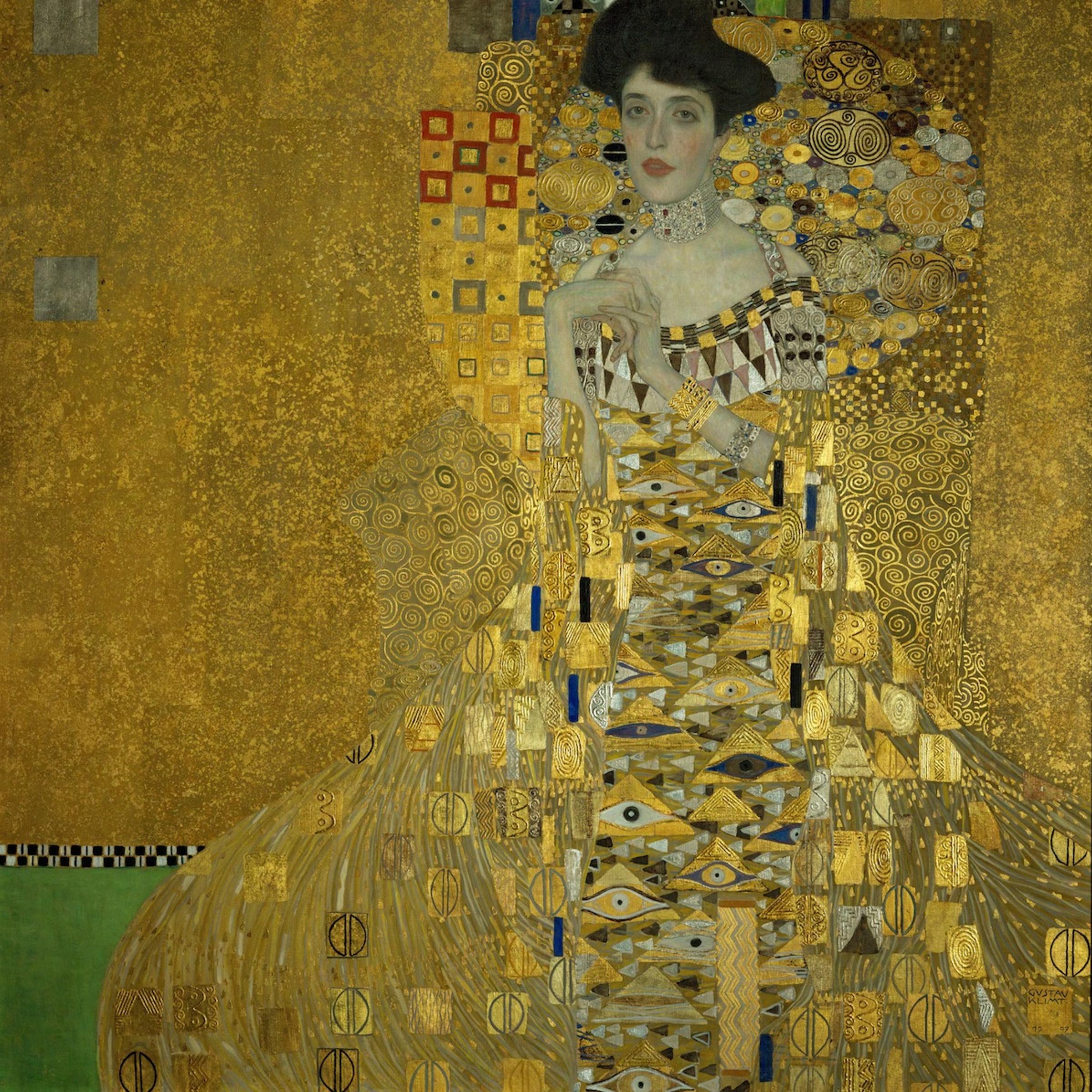 Portrait Adele Bloch-Bauer I. D150. 138:138 cm. Oil on canvas. 1907