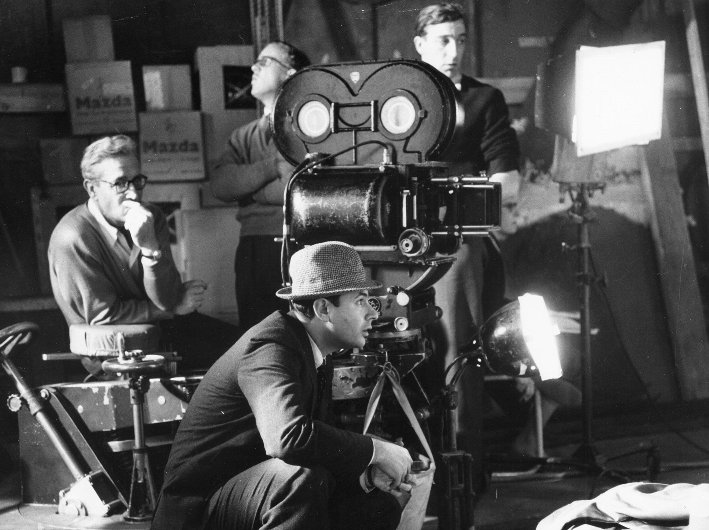 Donen, who would receive an honorary Academy Award for lifetime achievement 40 years later, at work in 1958