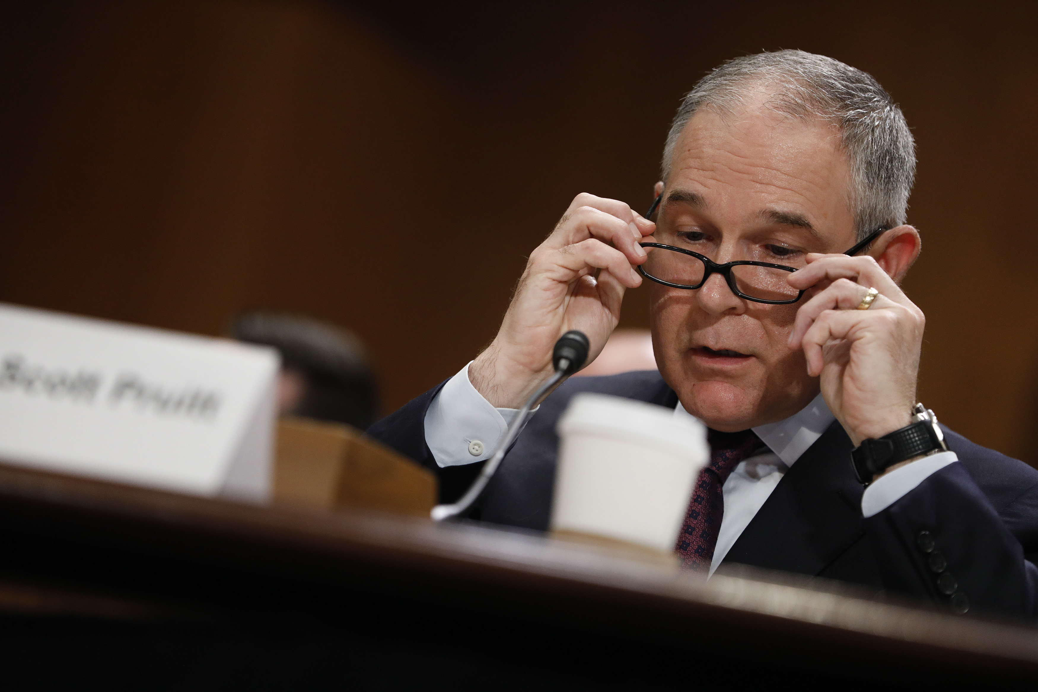 scott pruitt epa confirmation