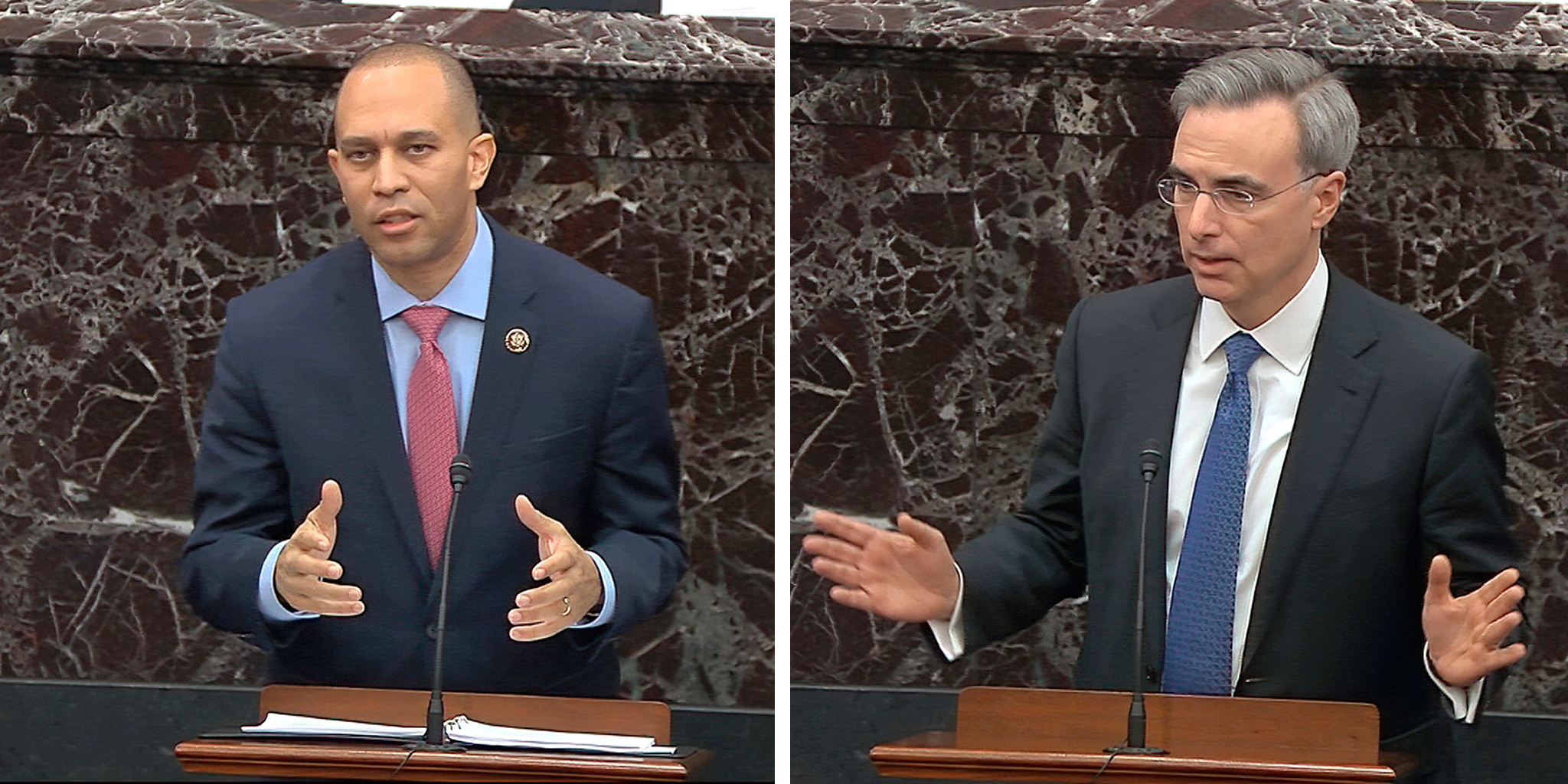 jeffries-cipollone-impeachment-diptych