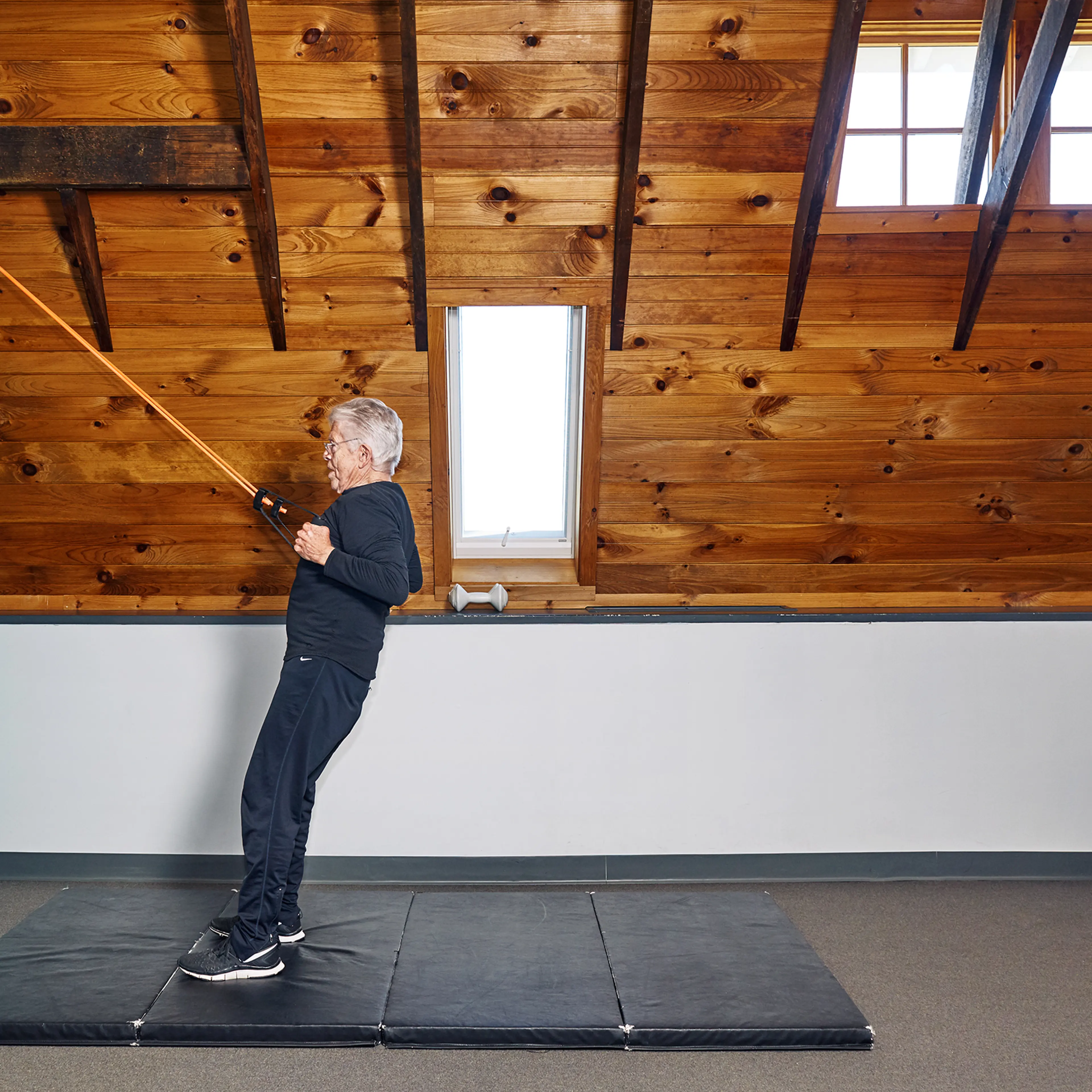 Peter Wooding, 77, hits the local YMCA almost daily in hopes of slowing the progression of his Alzheimer’s disease