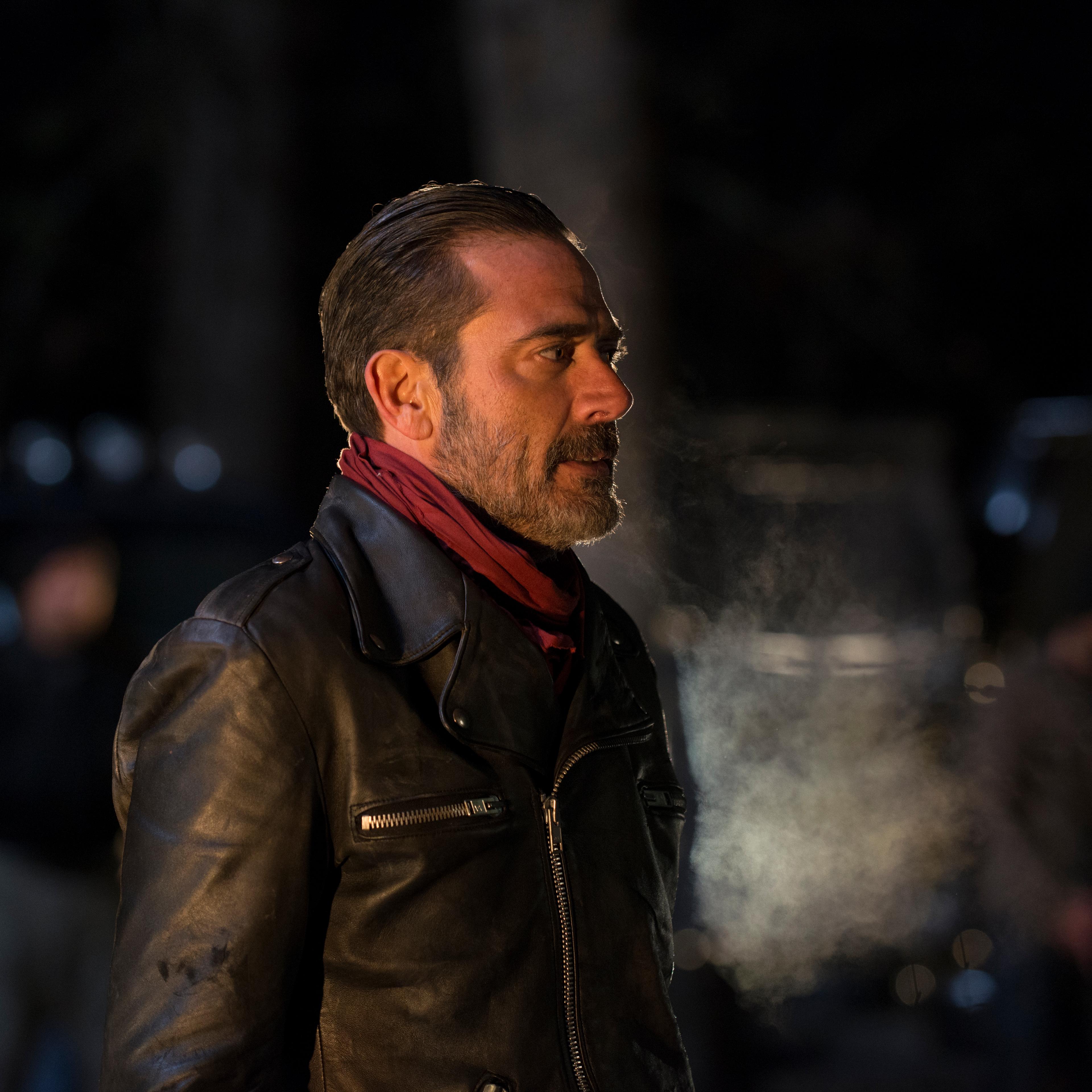 Jeffrey Dean Morgan as Negan - The Walking Dead _ Season 6, Episode 16 - Photo Credit: Gene Page/AMC