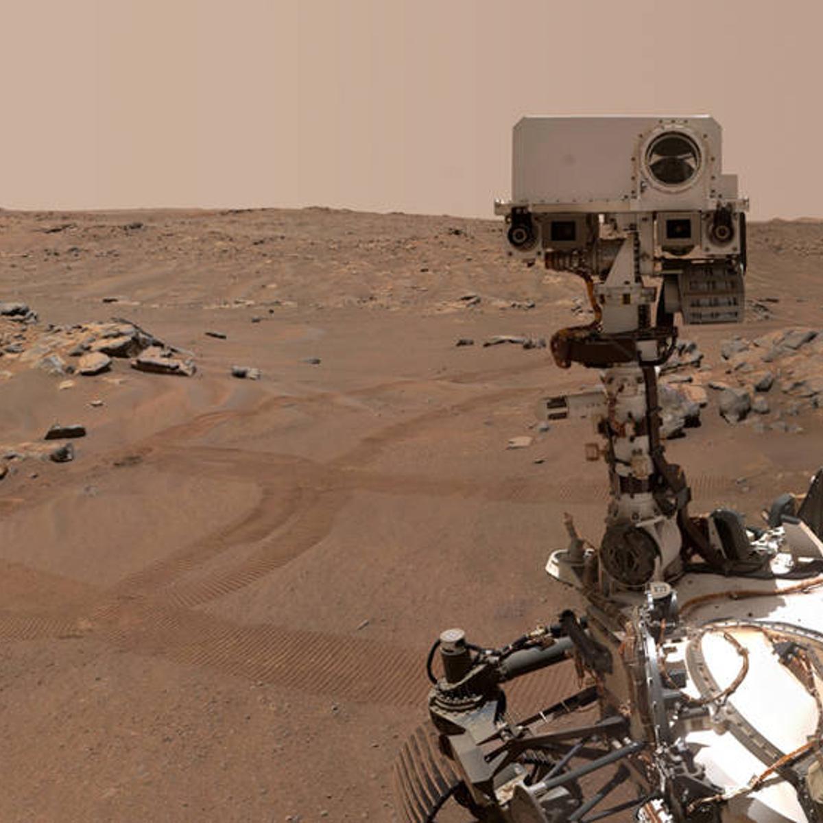 The Perseverance rover explores Jezero crater. The soil could yield to clues to Martian biology