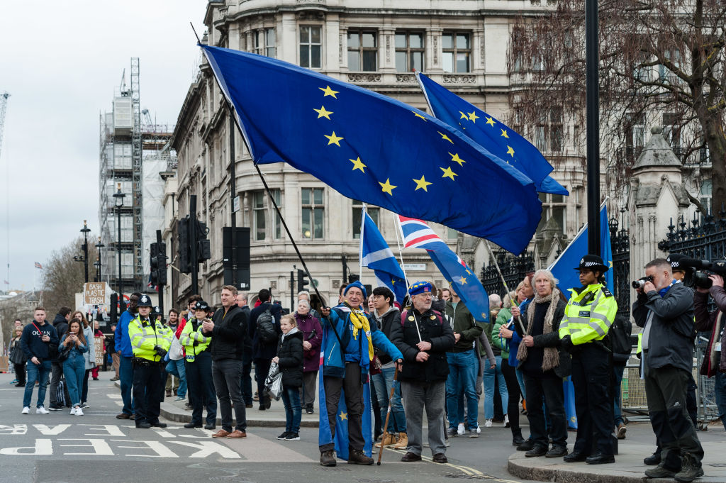Pro And Anti Brexit Protest In London