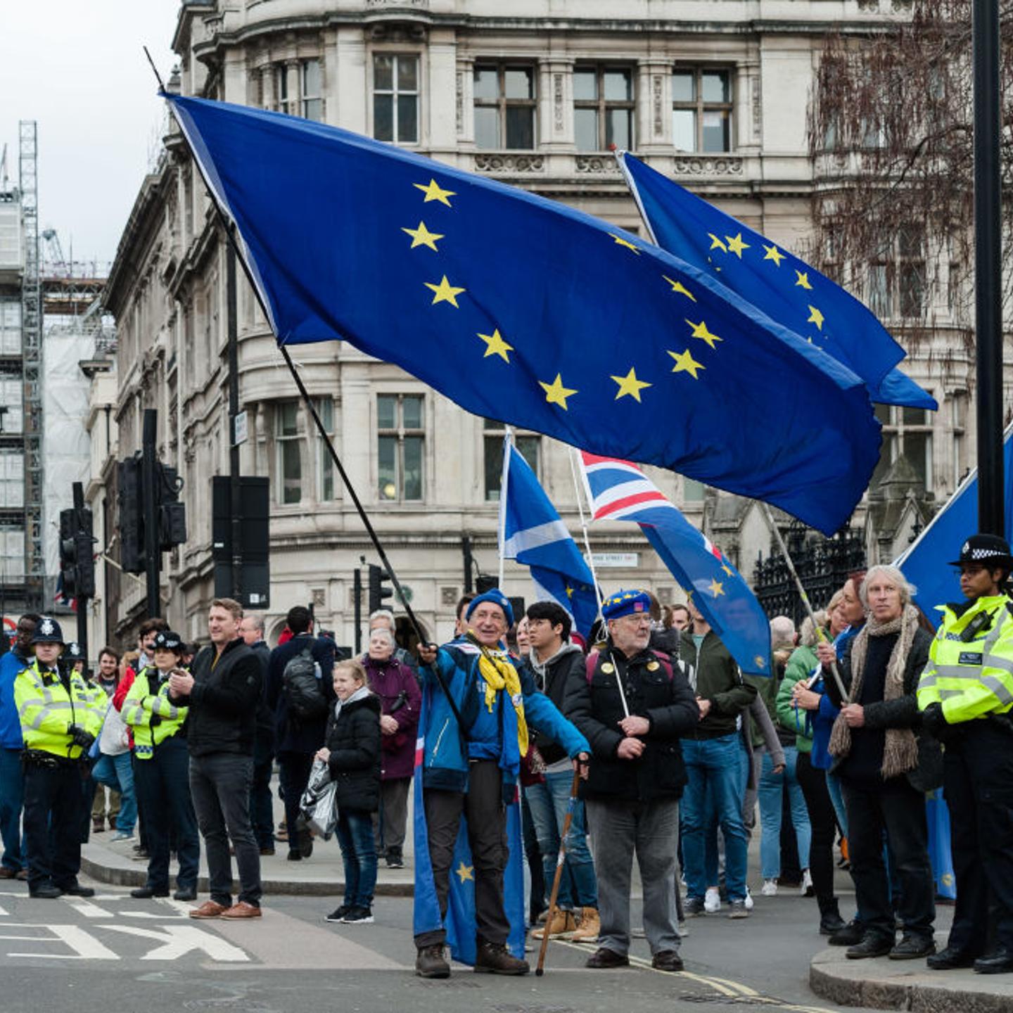 Pro And Anti Brexit Protest In London