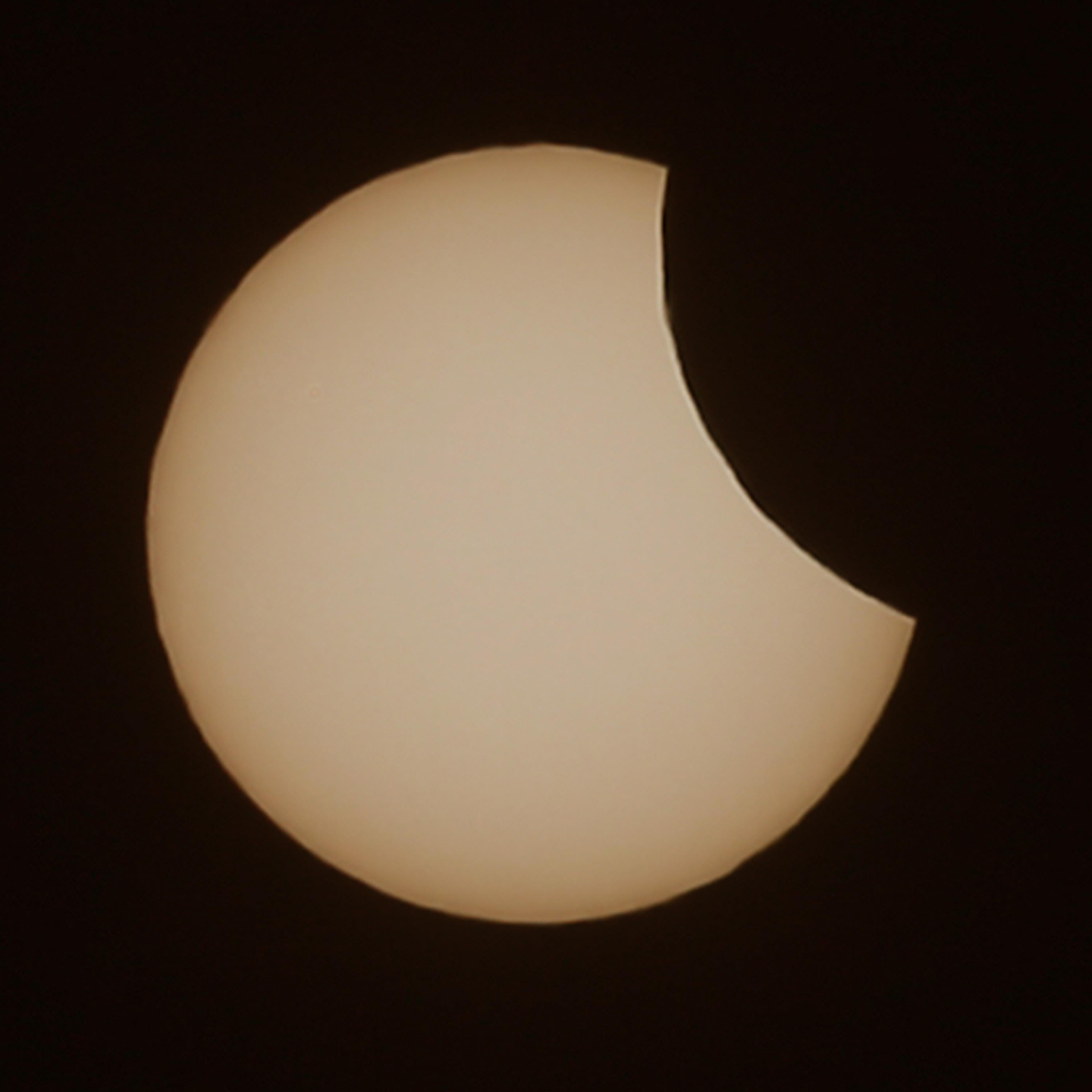 Partial Solar Eclipse Over Central Europe