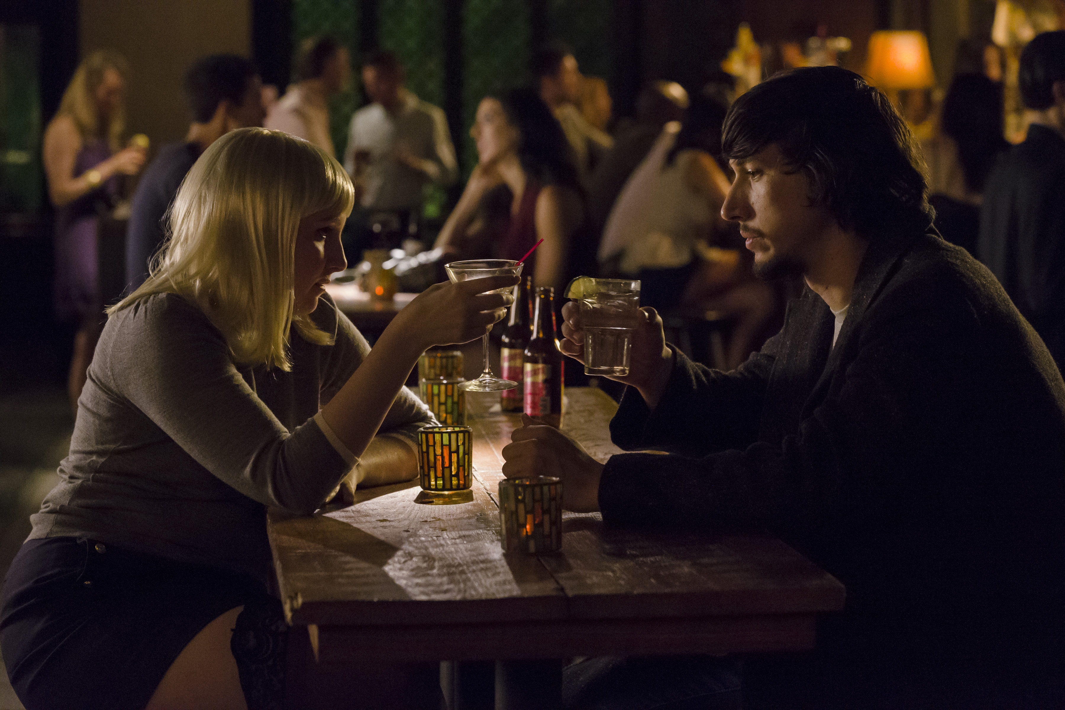 Lena Dunham and Adam Driver in Girls