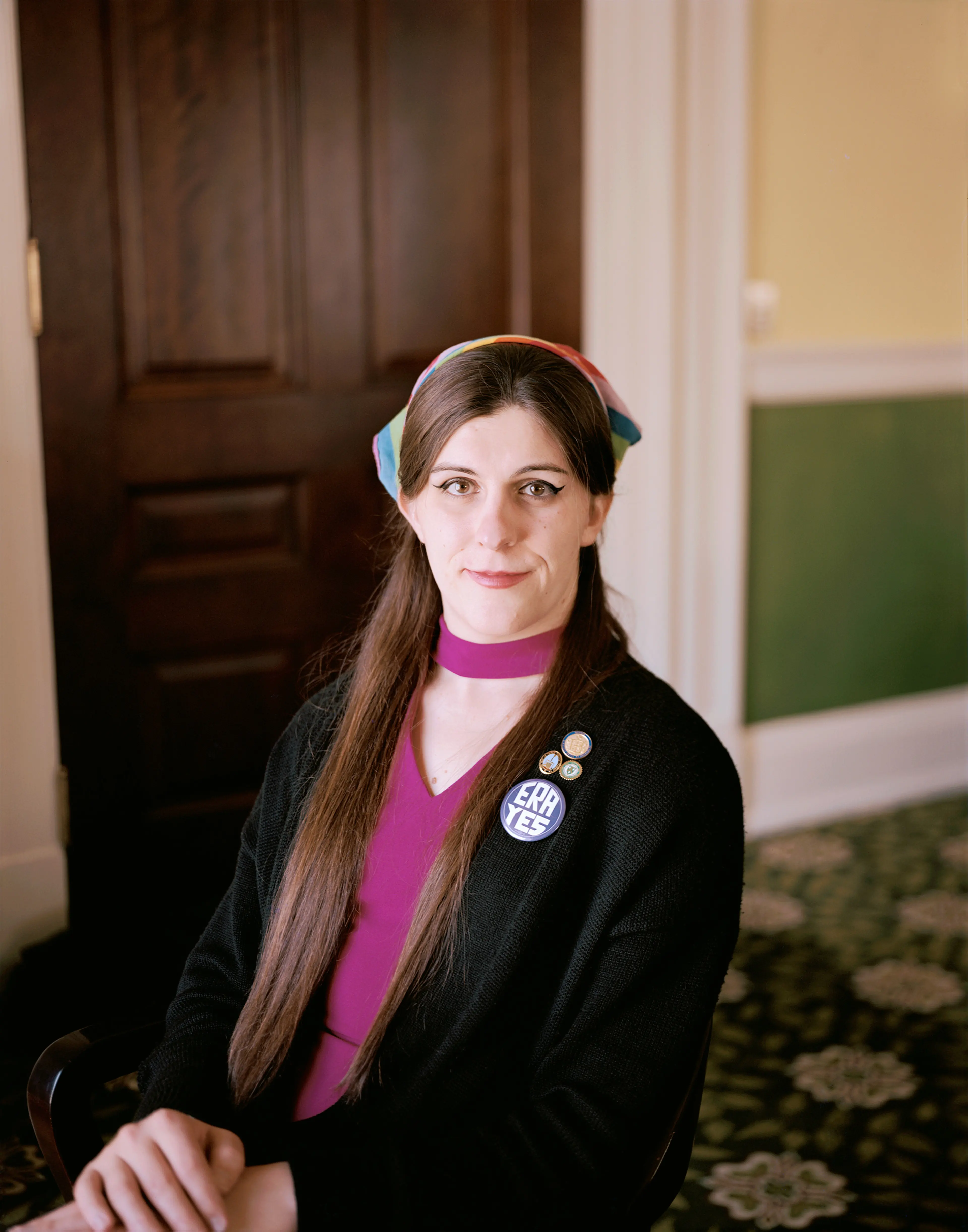Del. Danica Roem at the Virginia State Capitol in Richmond, Va., May 10, 2018.