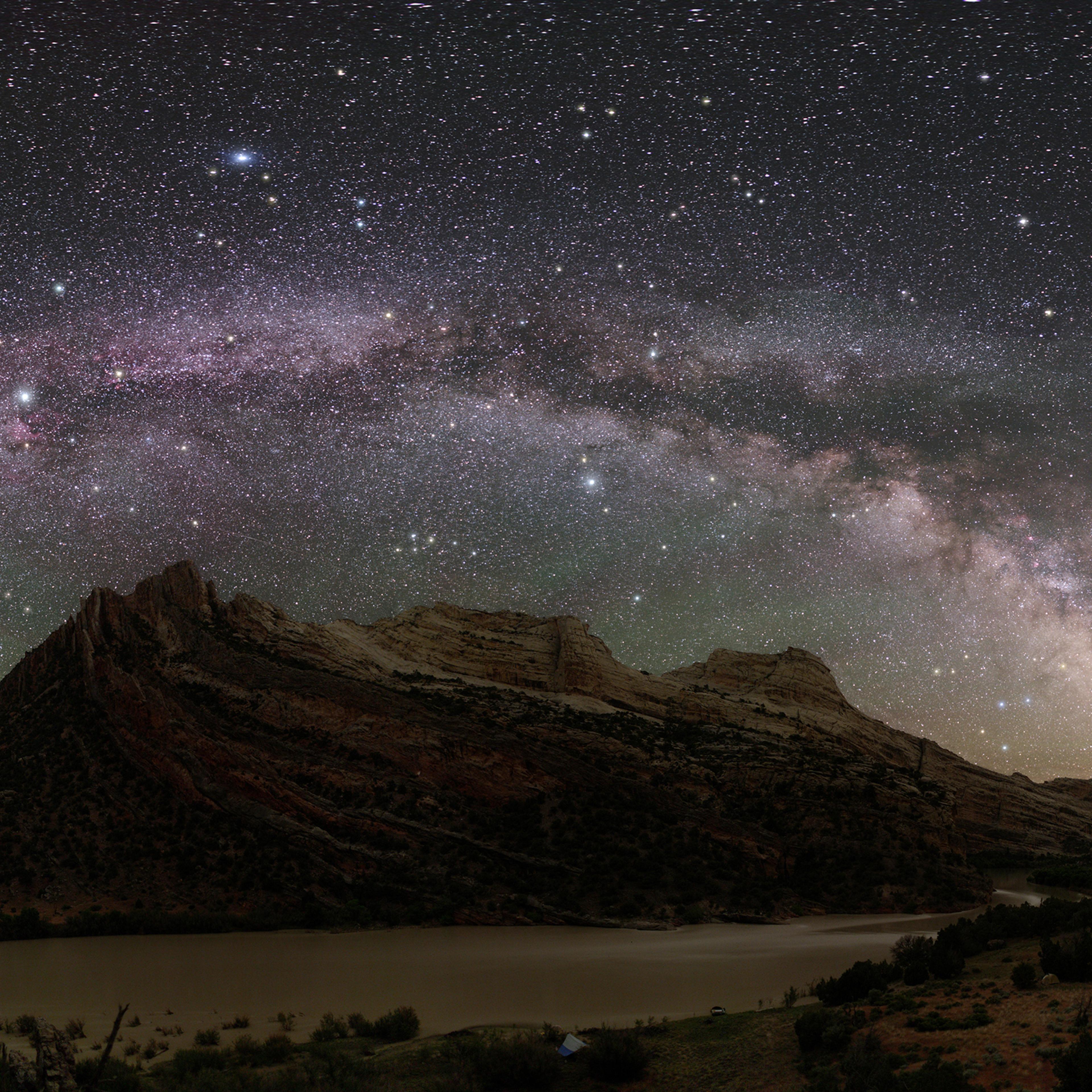 The Milky Way over Dinosaur National Park. Credit: Photo by Dan Duriscoe