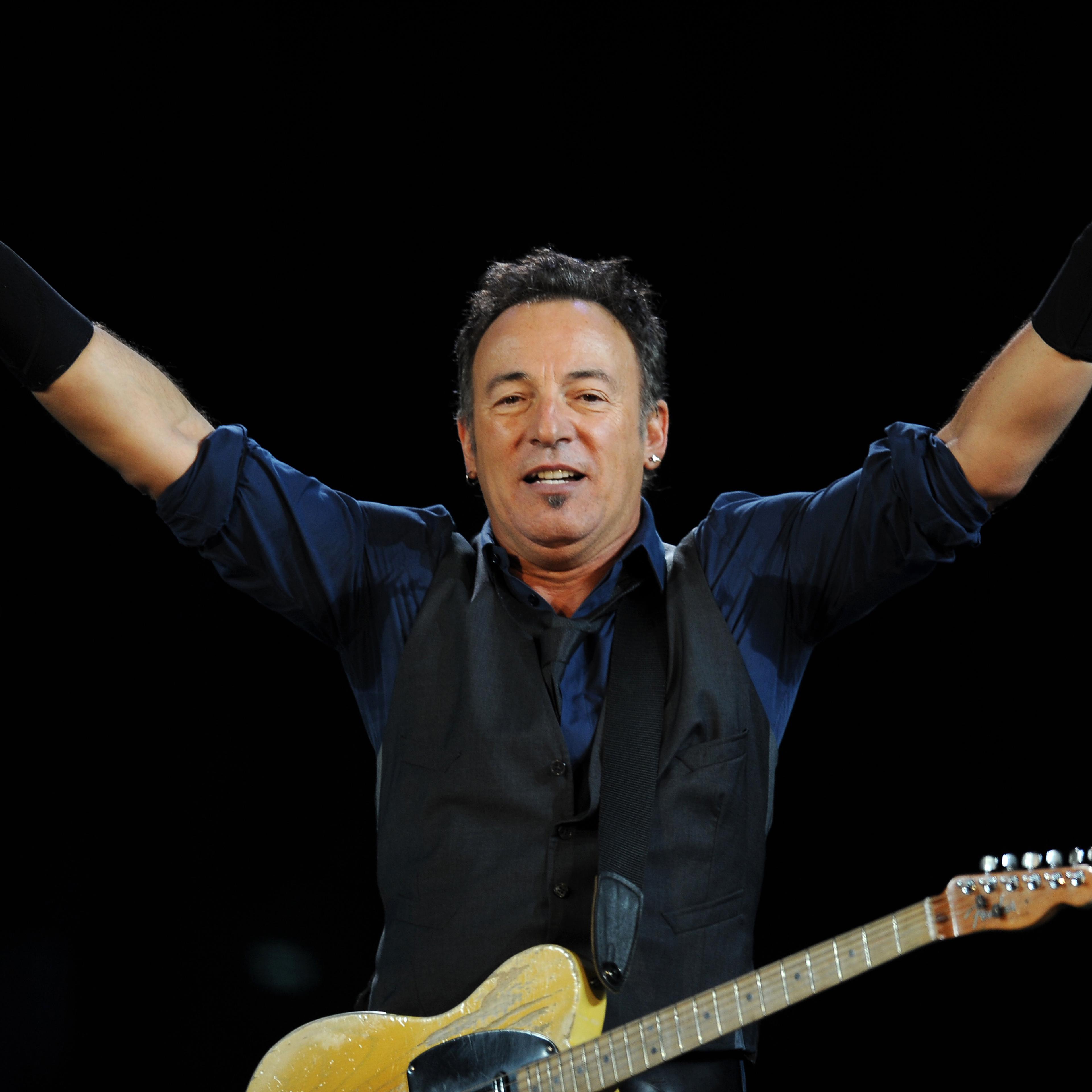 US singer Bruce Springsteen and The E St
