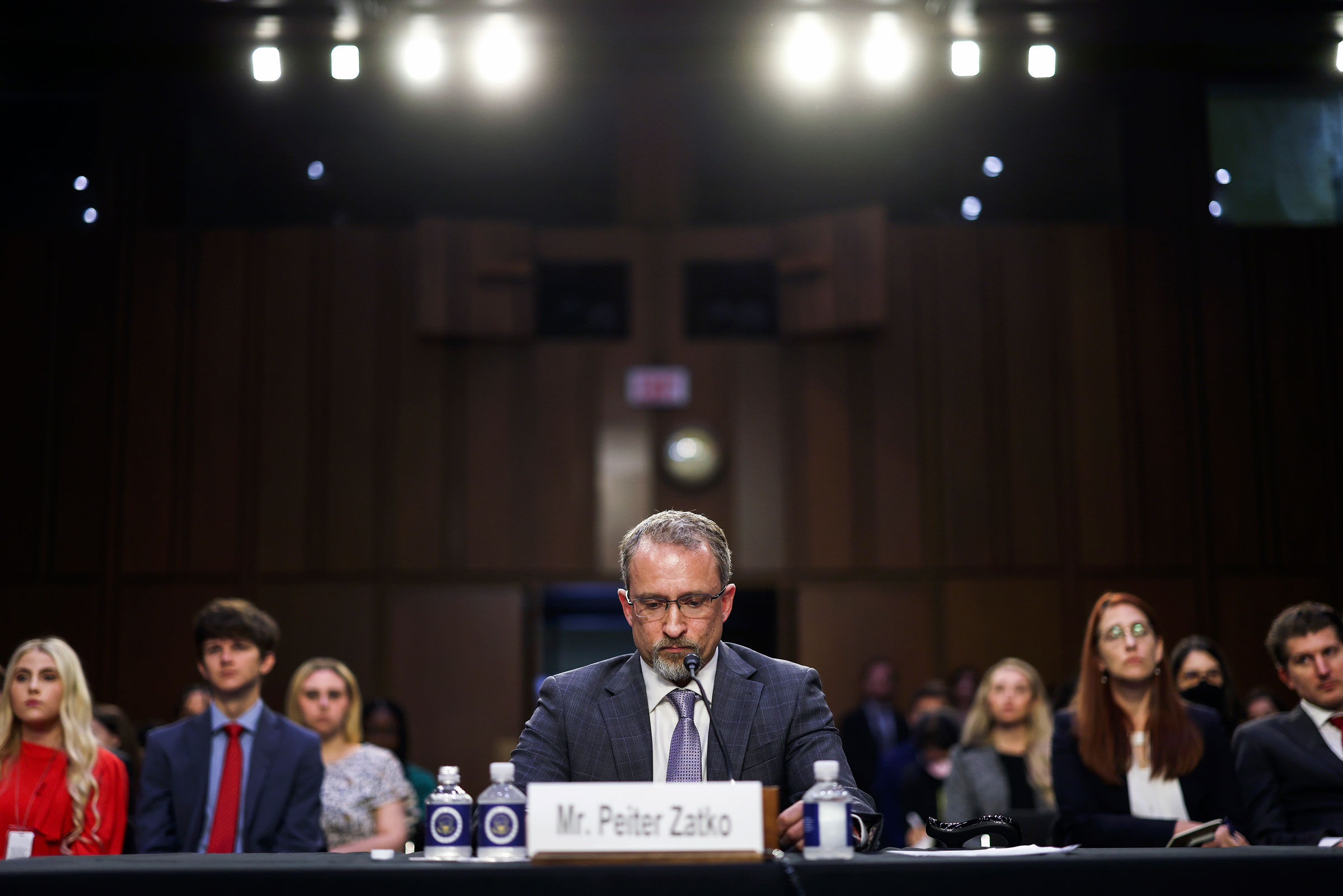 Peiter “Mudge” Zatko, former head of security at Twitter, testifies before the Senate Judiciary Committee