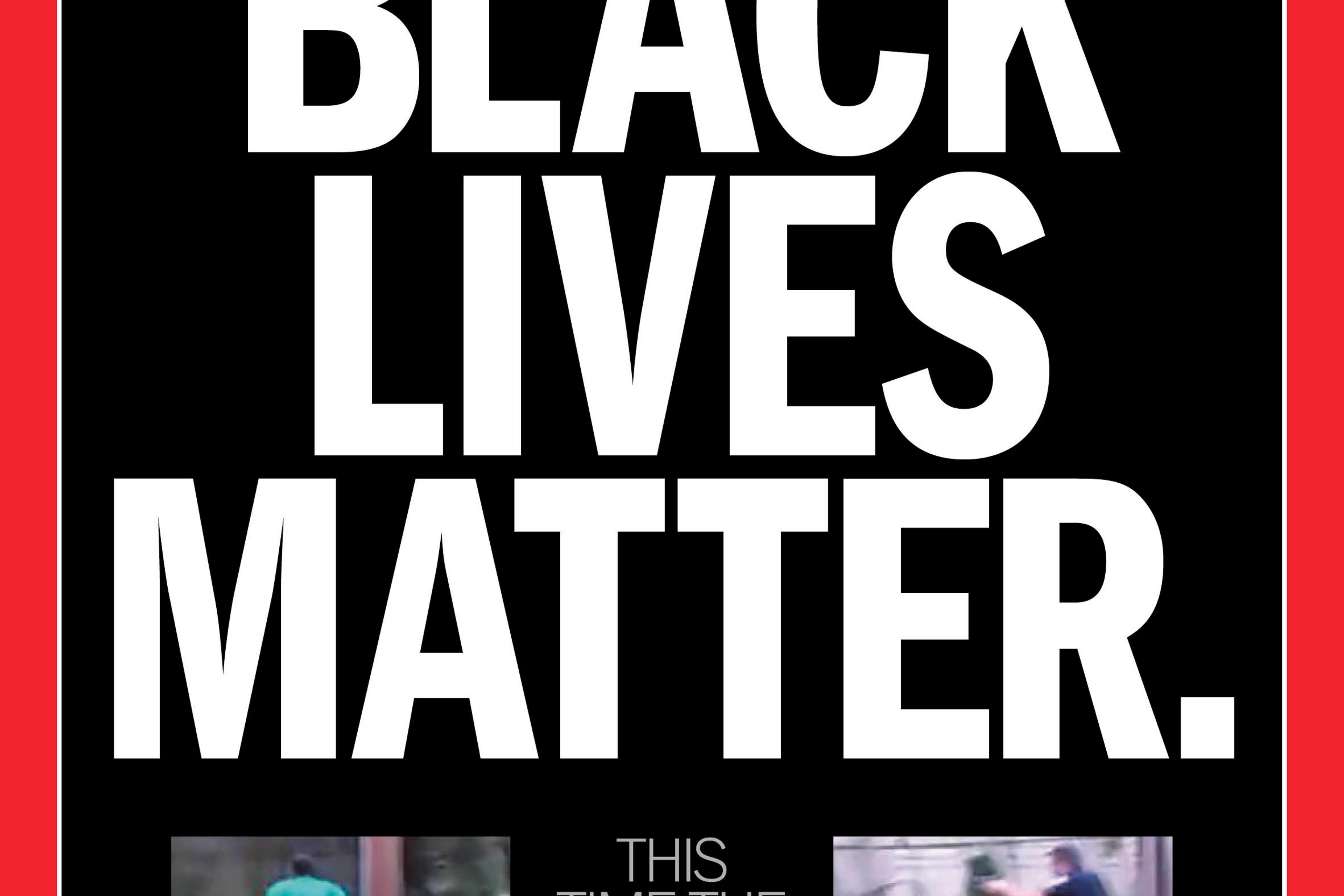 Black Lives Matter Time Magazine Cover