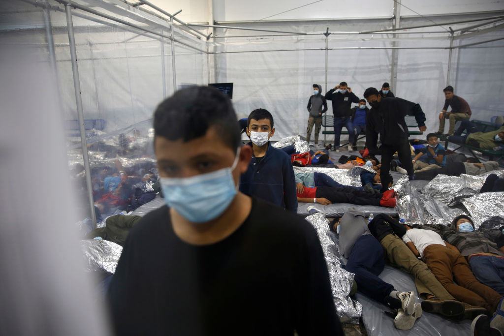 Migrants Housed In Donna, TX As Border Facilities Struggle To Handle Surge