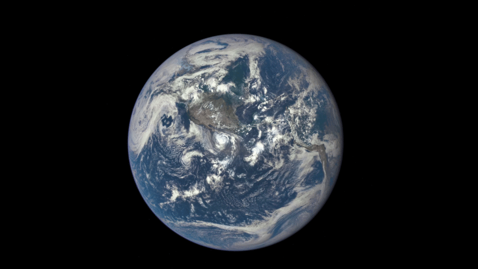 DSCOVR Moon Million Miles Away